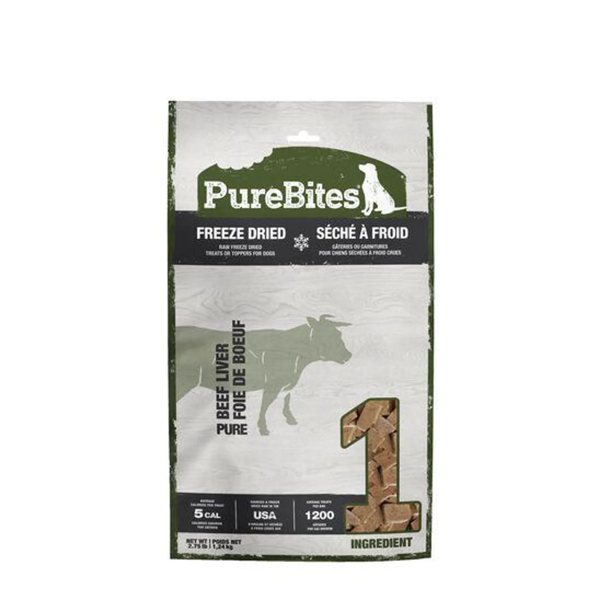 Beef Liver Freeze Dried Dog Treats, 1.24 kg