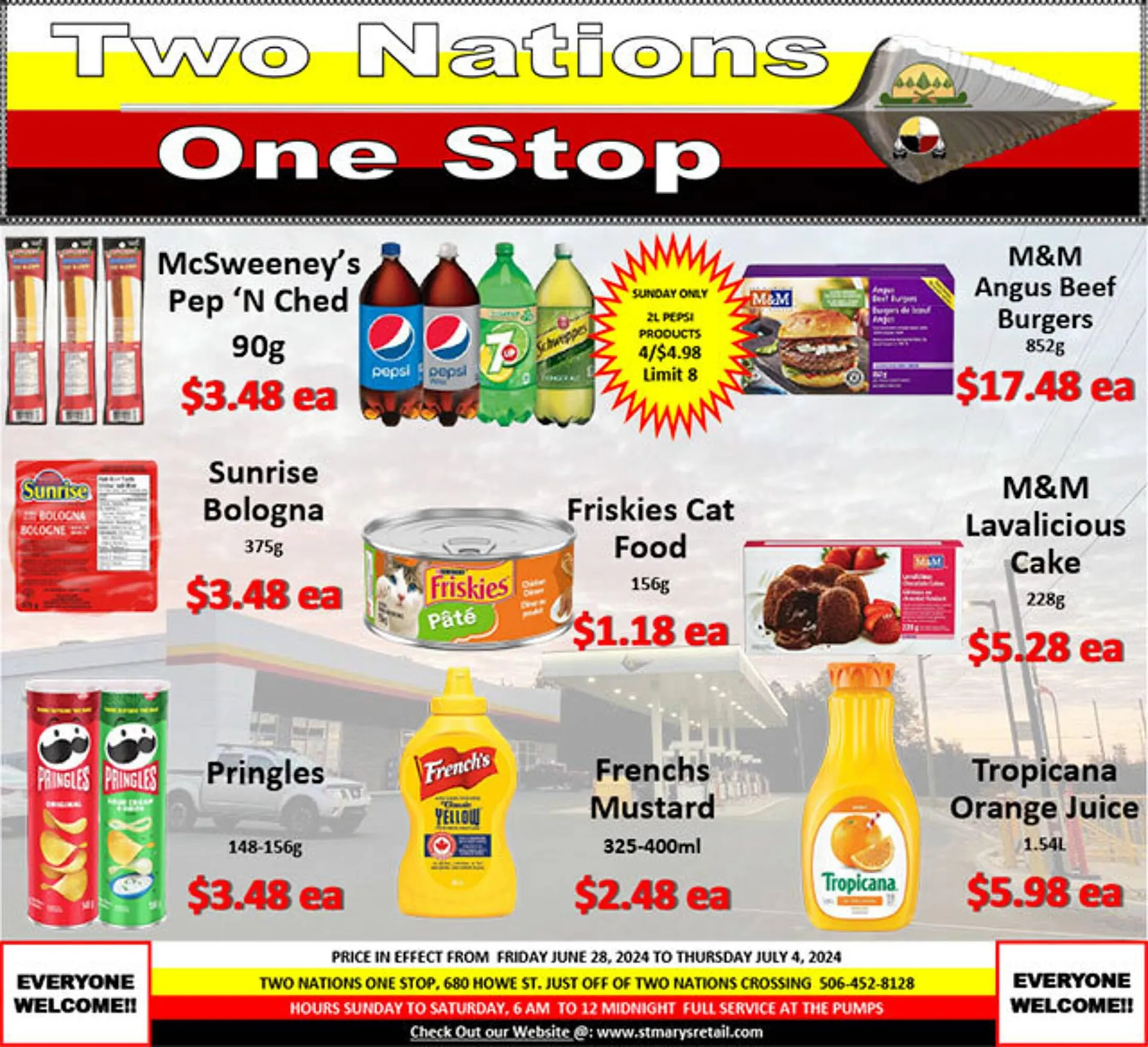 Two Nations One Stop flyer - 1