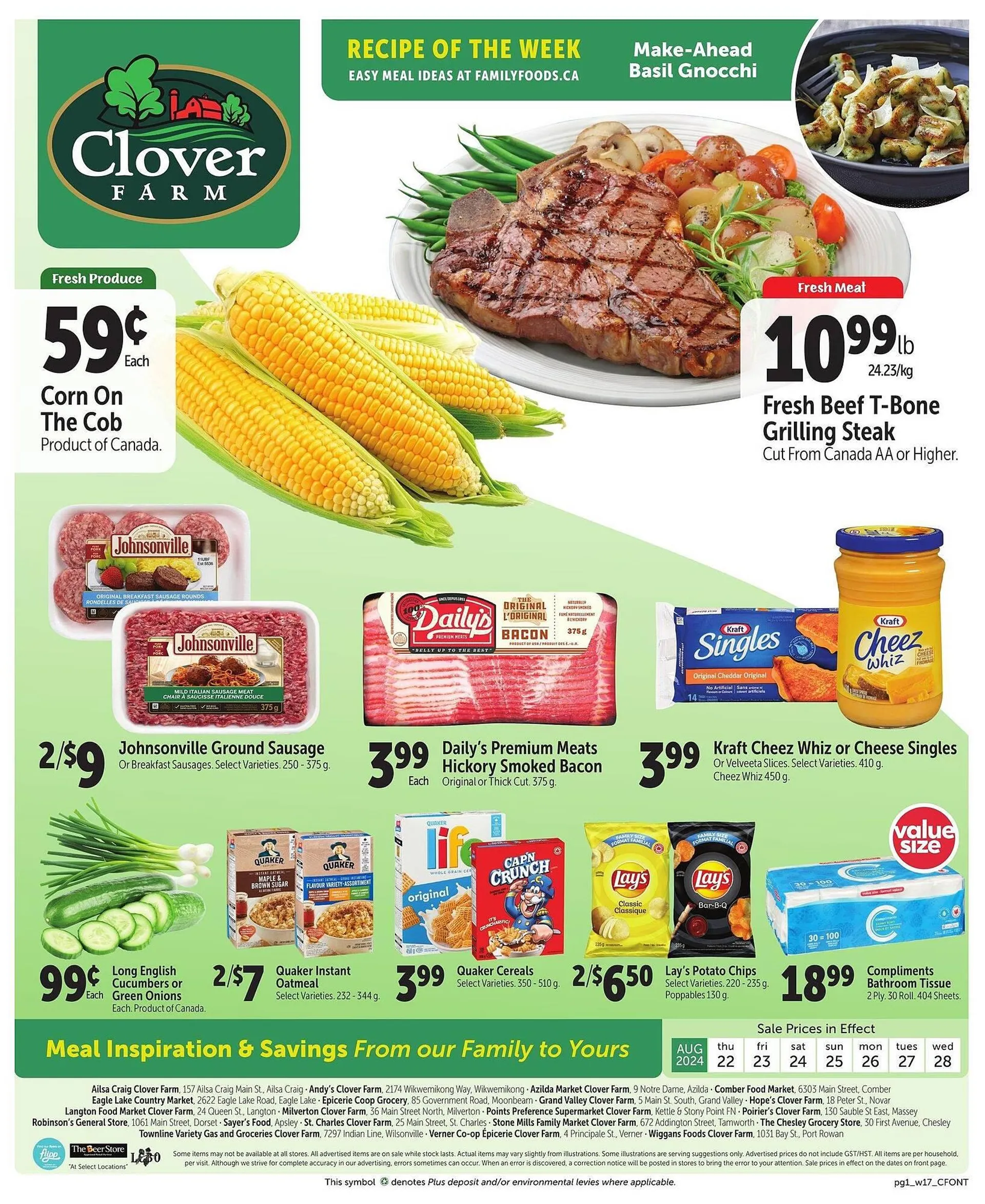 Clover Farm flyer - 1