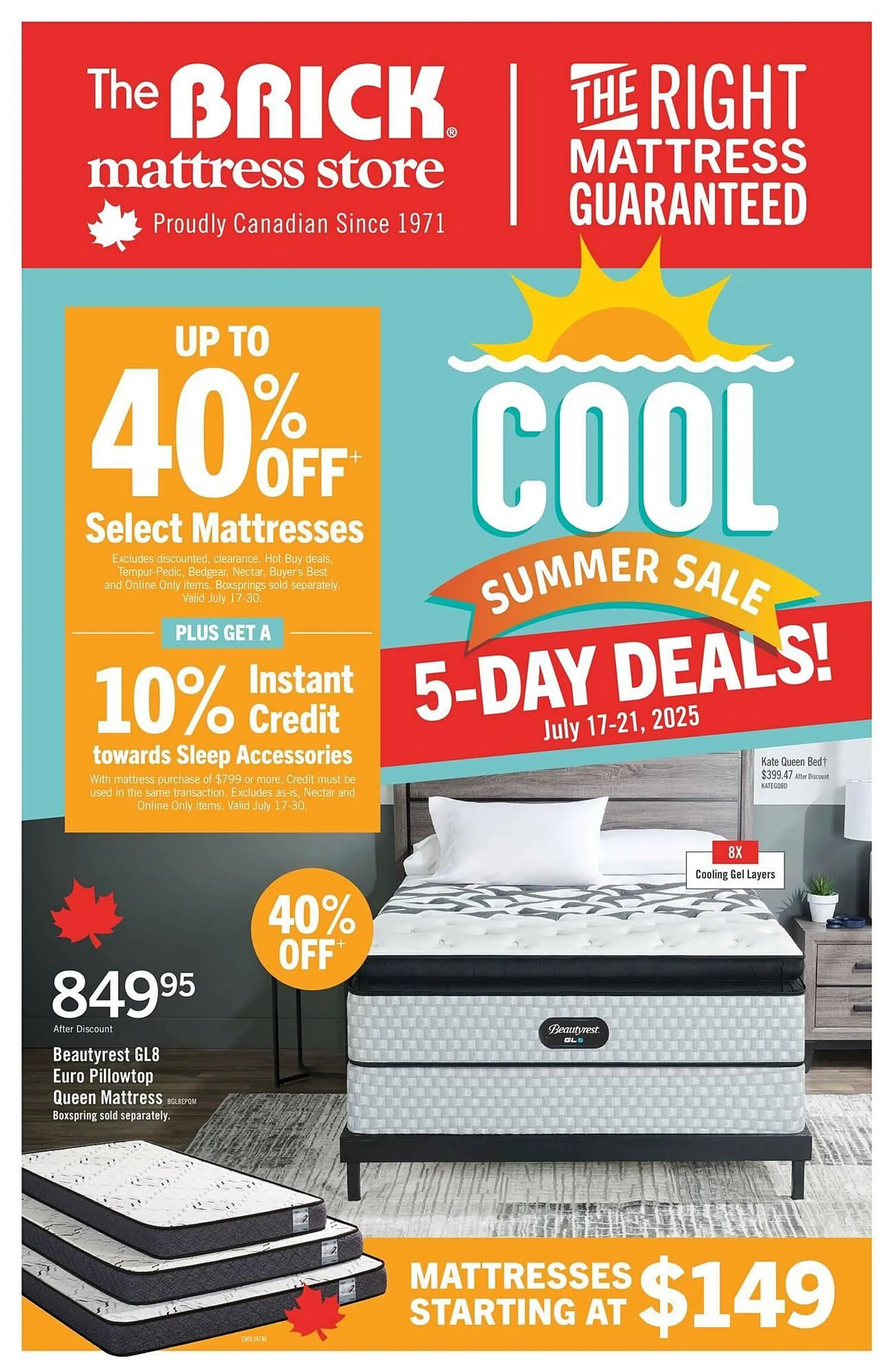The Brick flyer from July 17 to July 31 2025 - flyer page 1