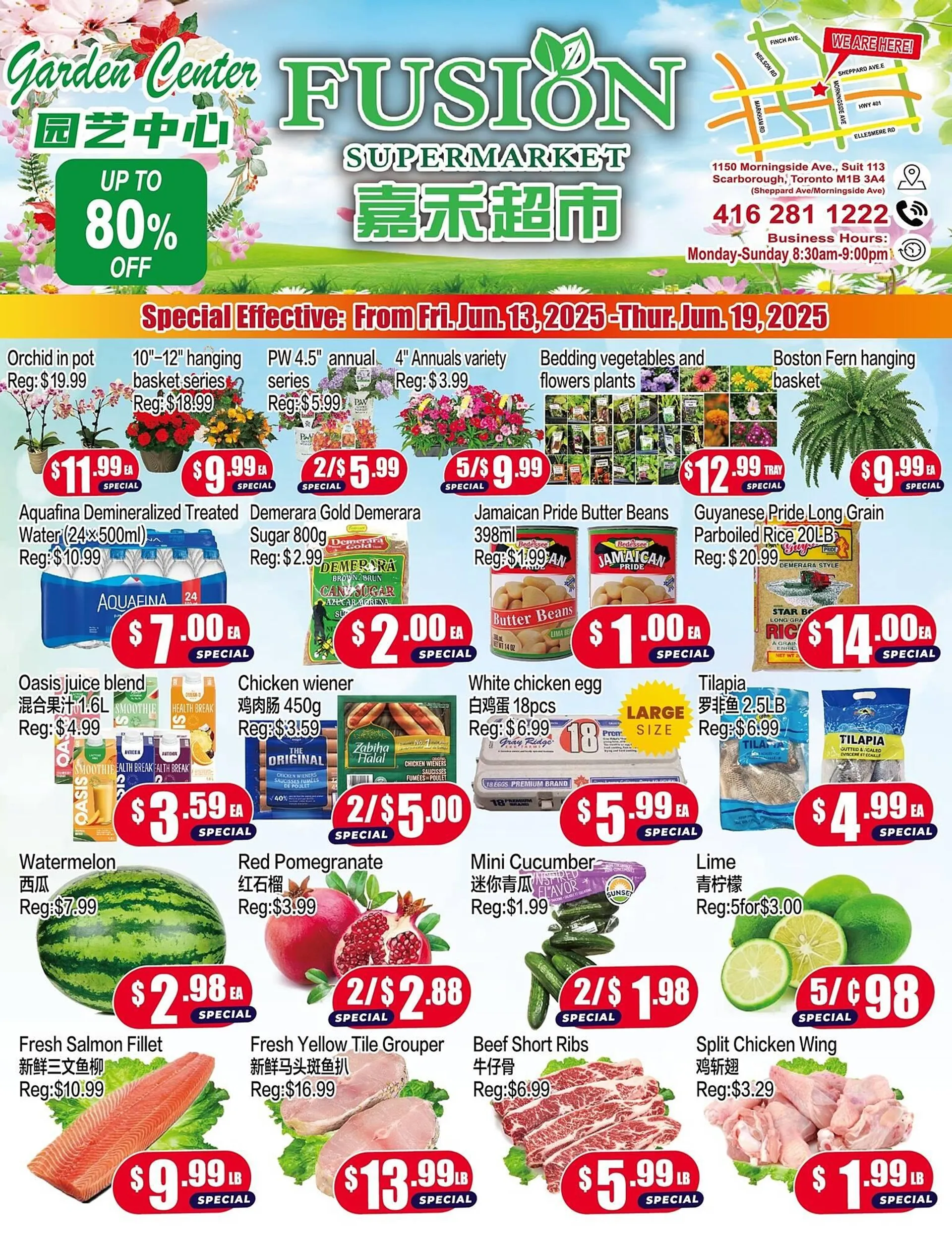 Fusion Supermarket flyer from June 13 to June 19 2025 - flyer page 1