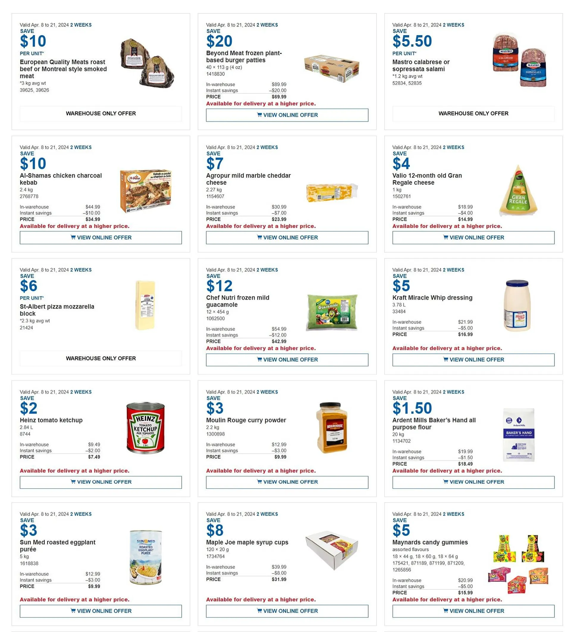 Costco flyer from April 8 to April 14 2024 - flyer page 