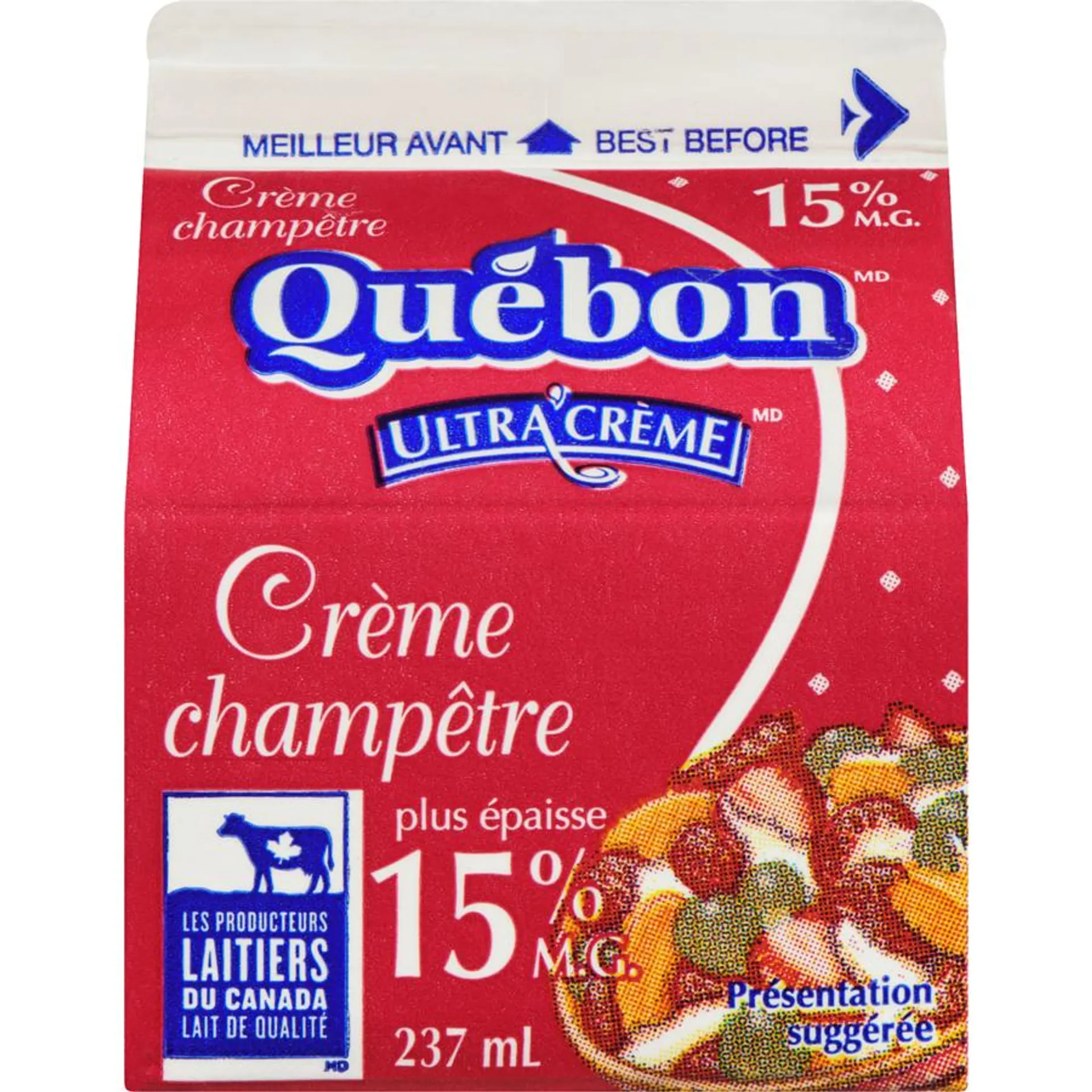 Crème champêtre 15% (237 mL)