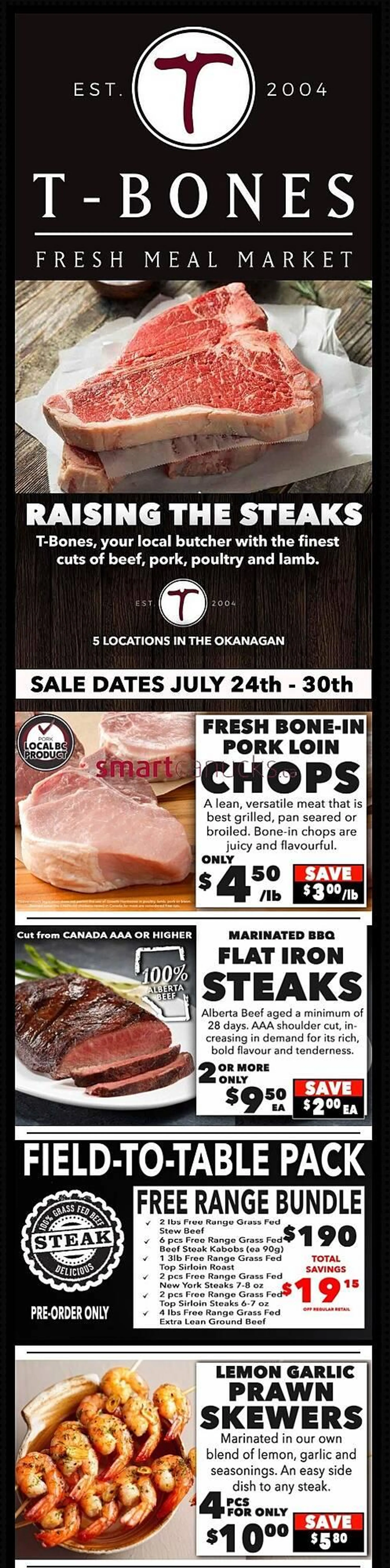 T-Bones flyer - 1