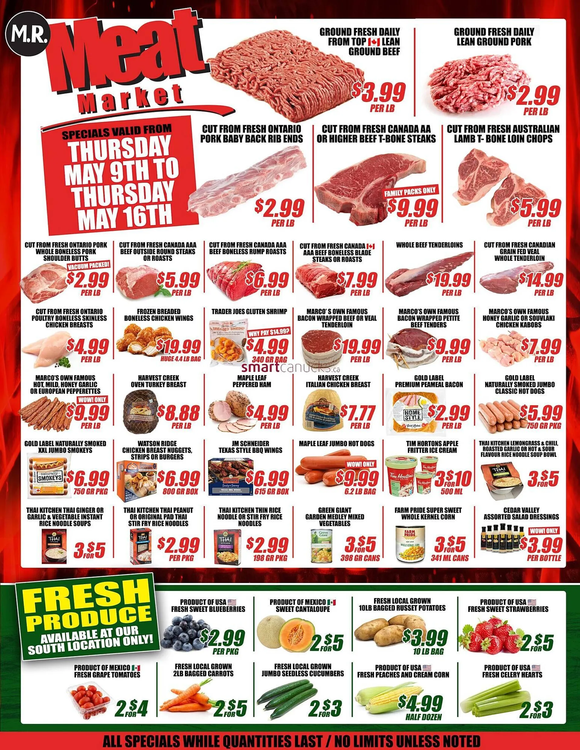 Mr. Meat Market flyer - 1