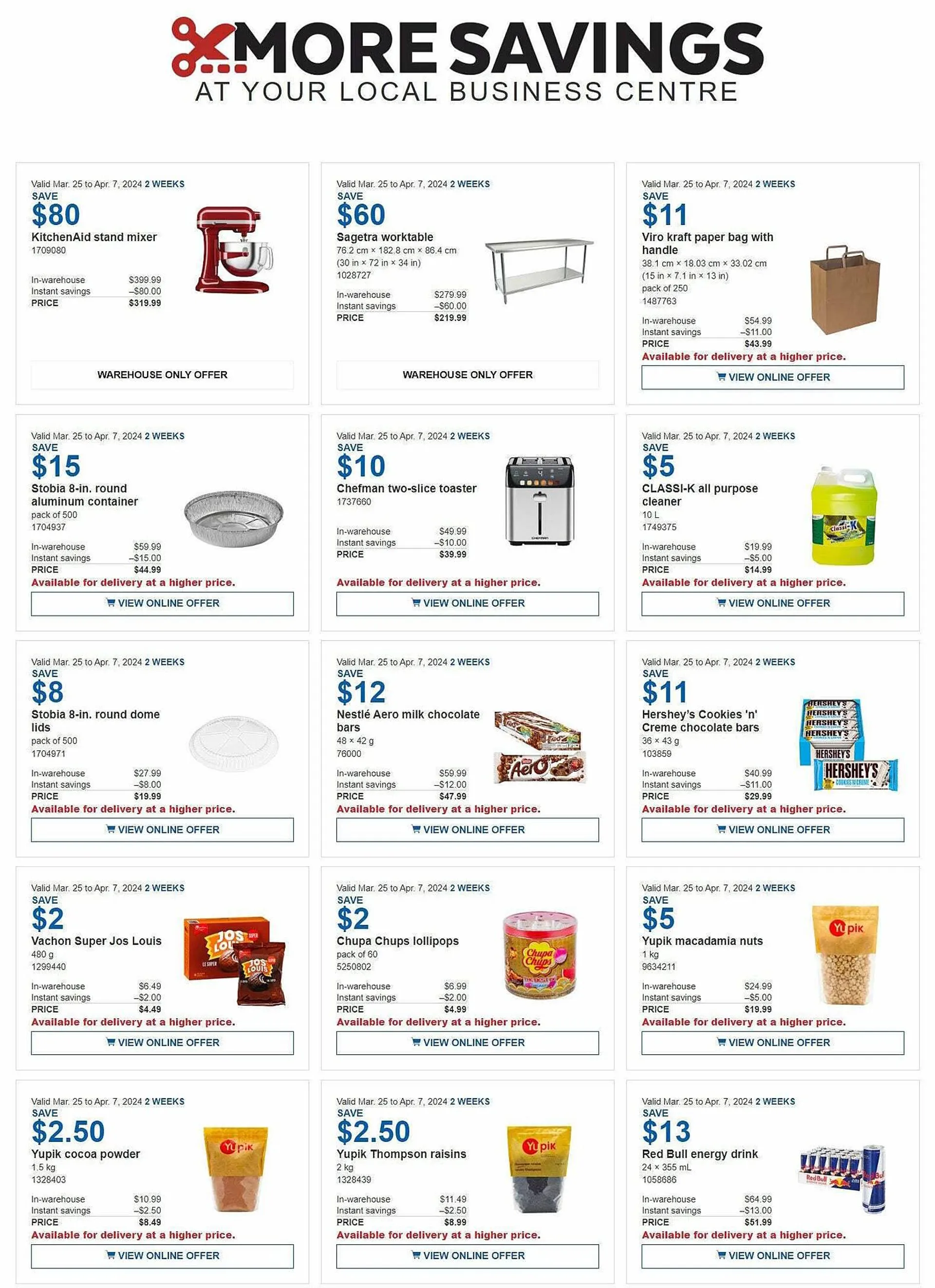 Costco flyer from March 25 to April 8 2024 - flyer page 1