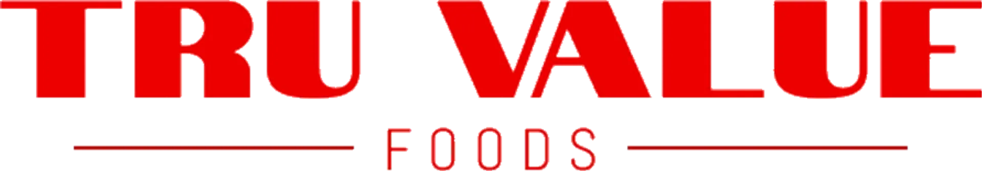 TRU VALUE FOODS logo