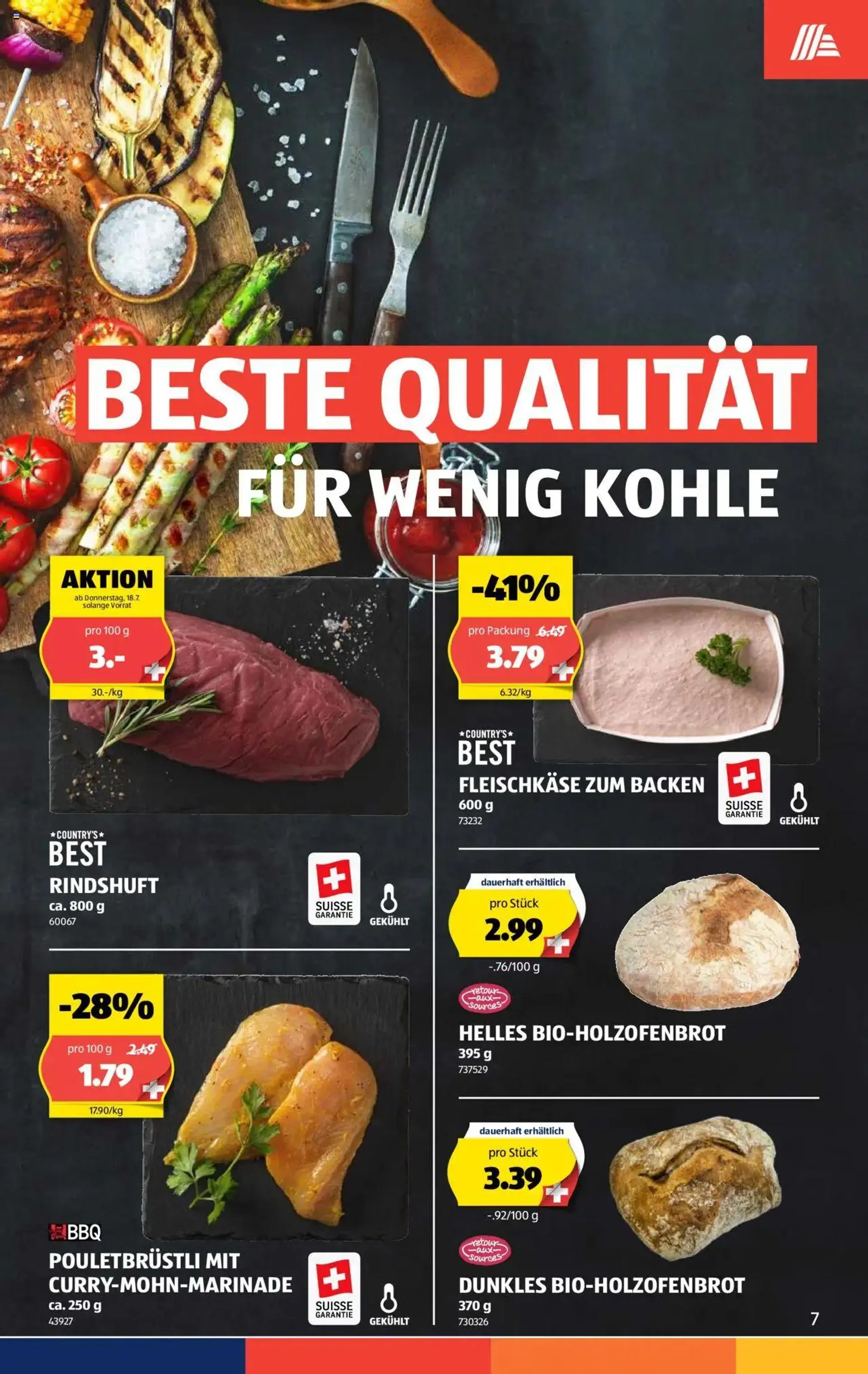 Aldi Aktionen von 18. Juli bis 24. Juli 2024 - Prospekt seite  7