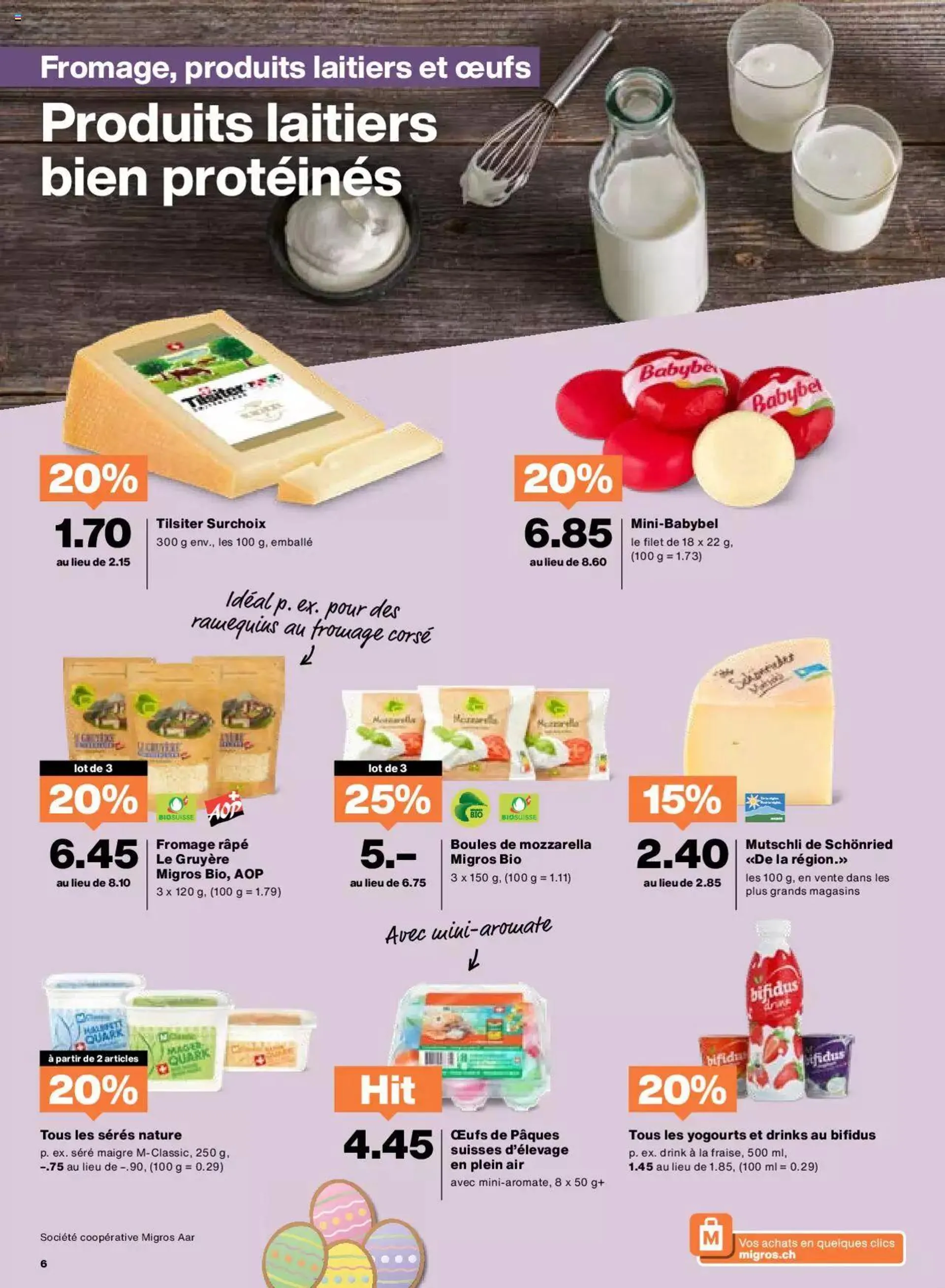 Migros Aktionen von 19. März bis 25. März 2024 - Prospekt seite  6