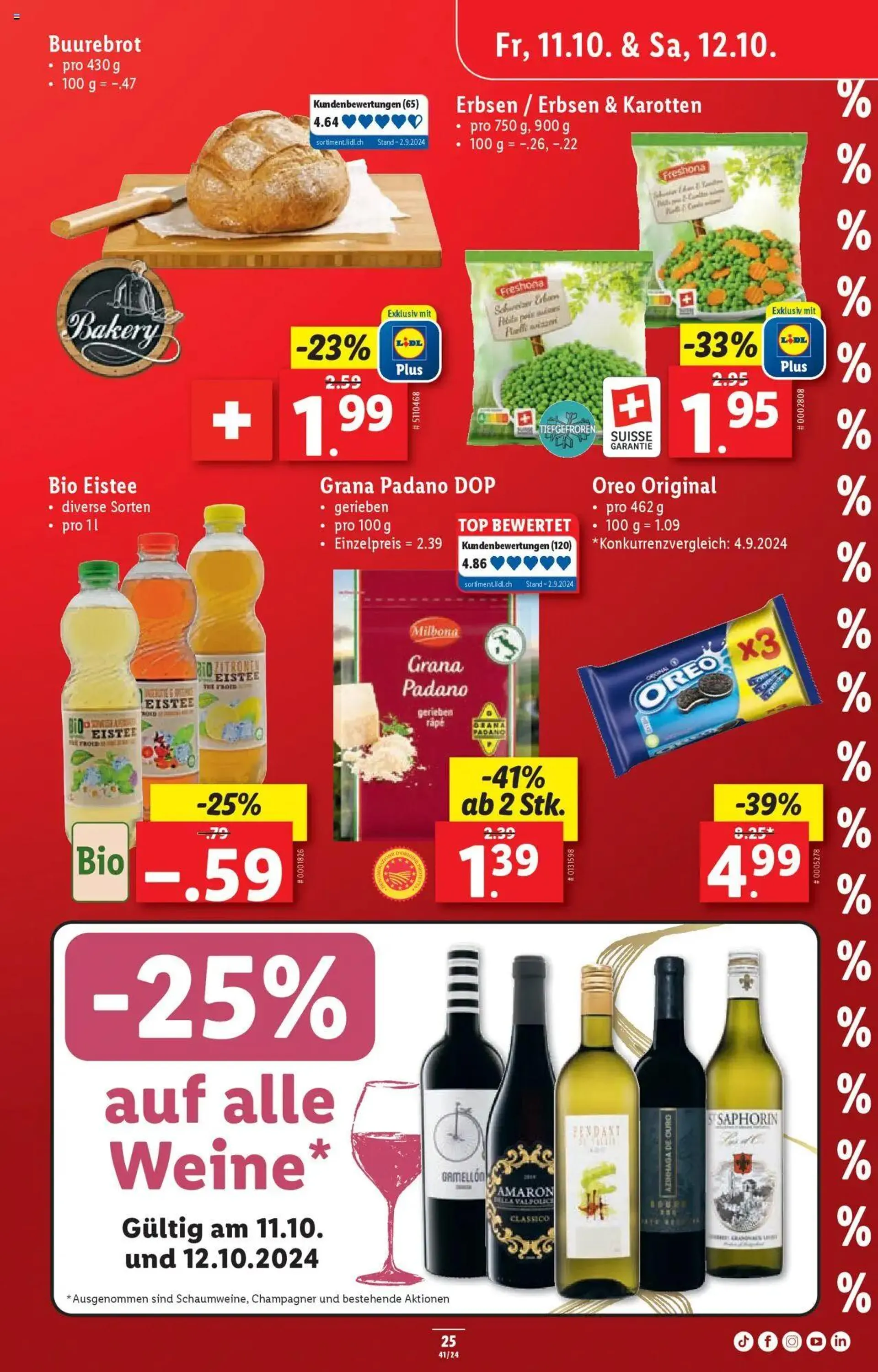 Lidl Aktionen von 10. Oktober bis 16. Oktober 2024 - Prospekt seite  25