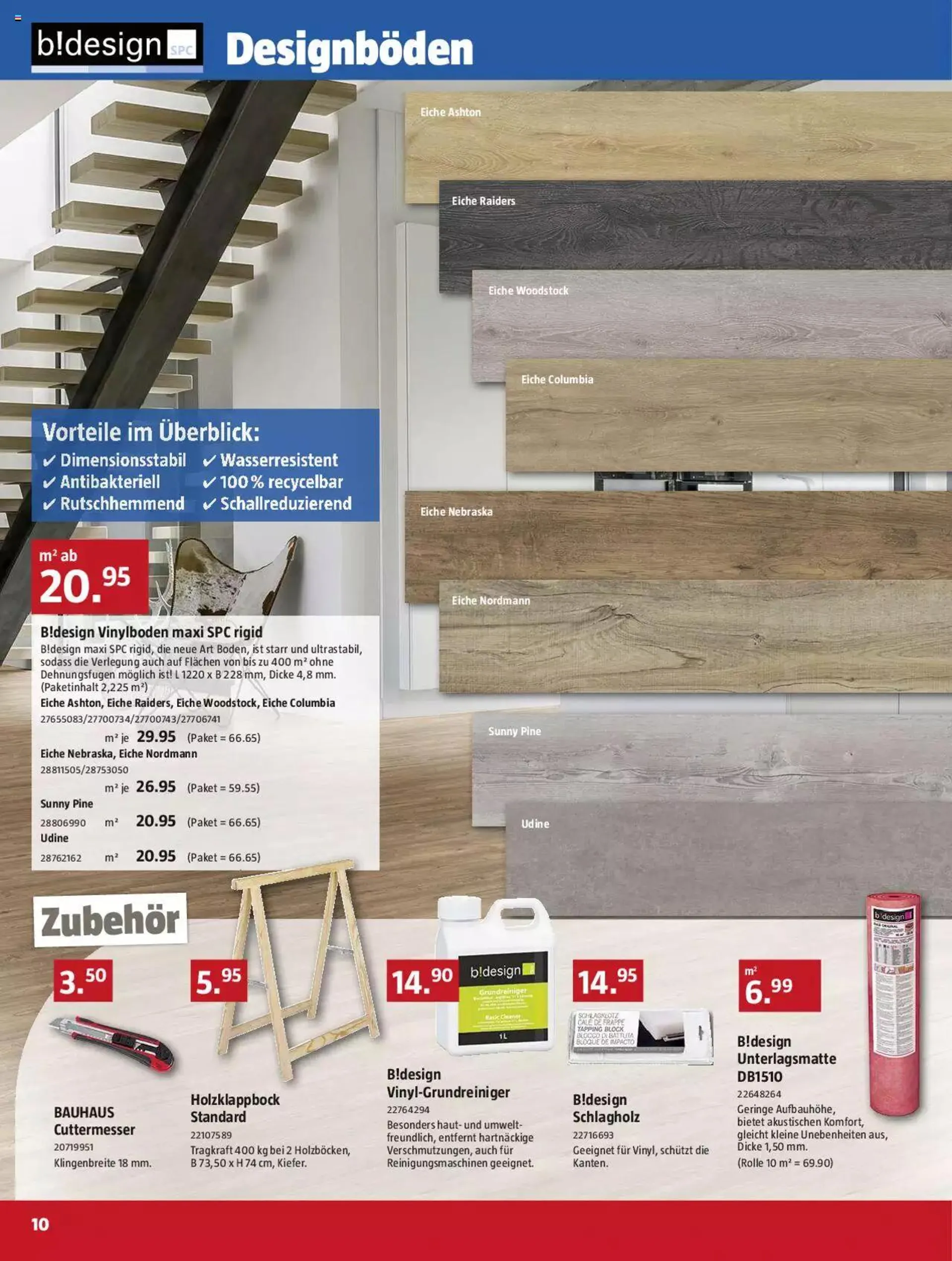 Bauhaus Aktionen von 30. Oktober bis 26. November 2023 - Prospekt seite  10