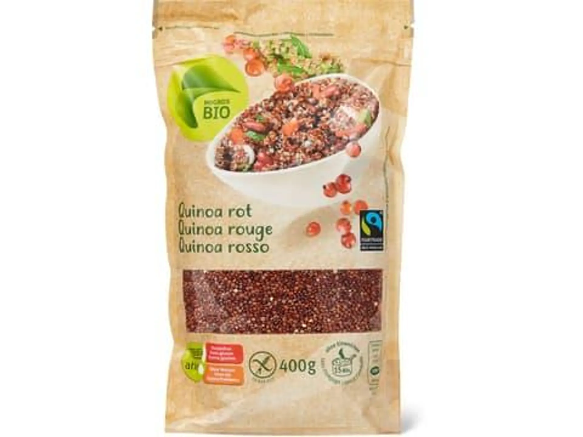 Migros Bio Fairtrade · Quinoa rot