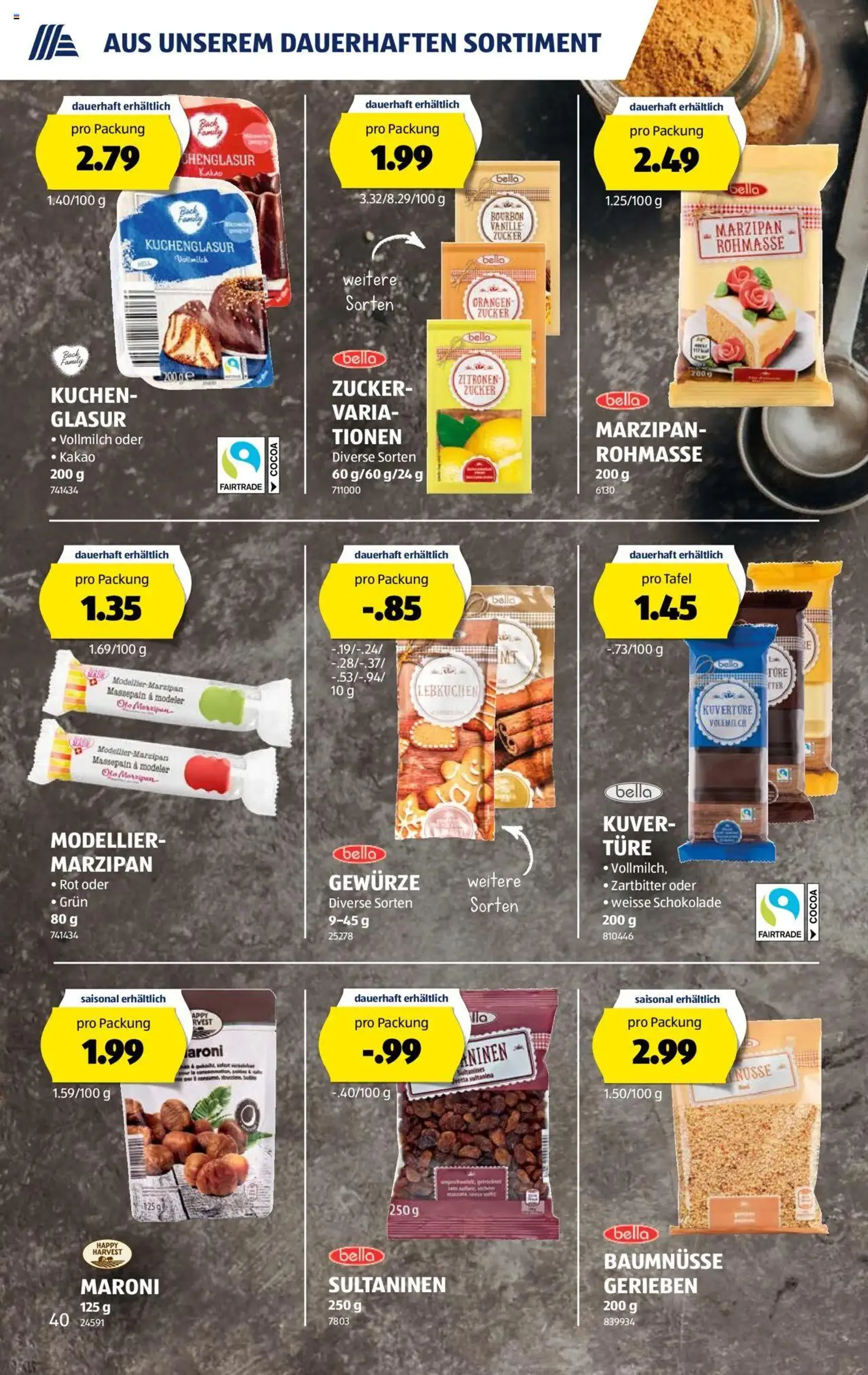 Aldi Aktionen von 26. September bis 2. Oktober 2024 - Prospekt seite  40