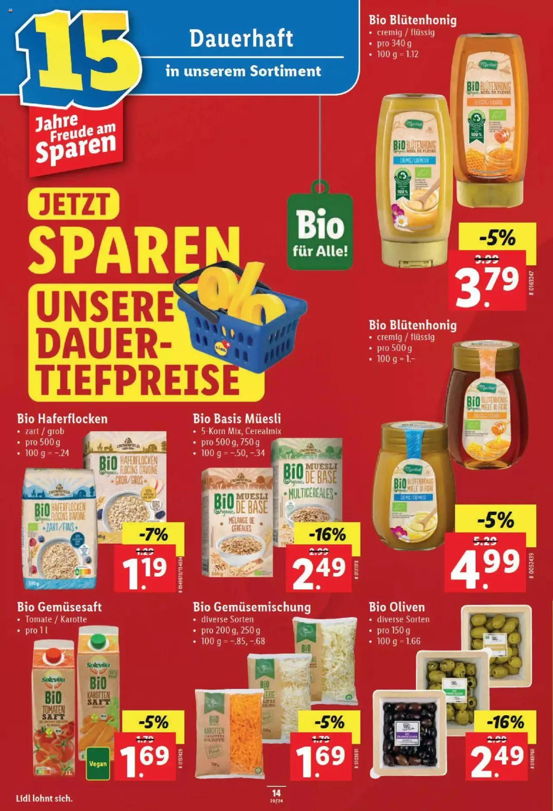 Lidl Aktionen von 16. Mai bis 22. Mai 2024 - Prospekt seite  14