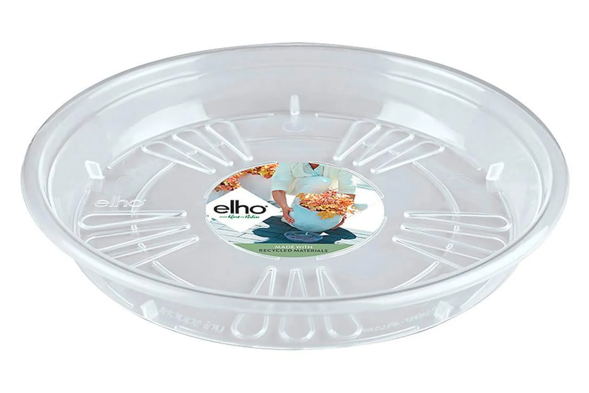 Elho Untersetzer Uni Transparent | ⌀ 16 cm