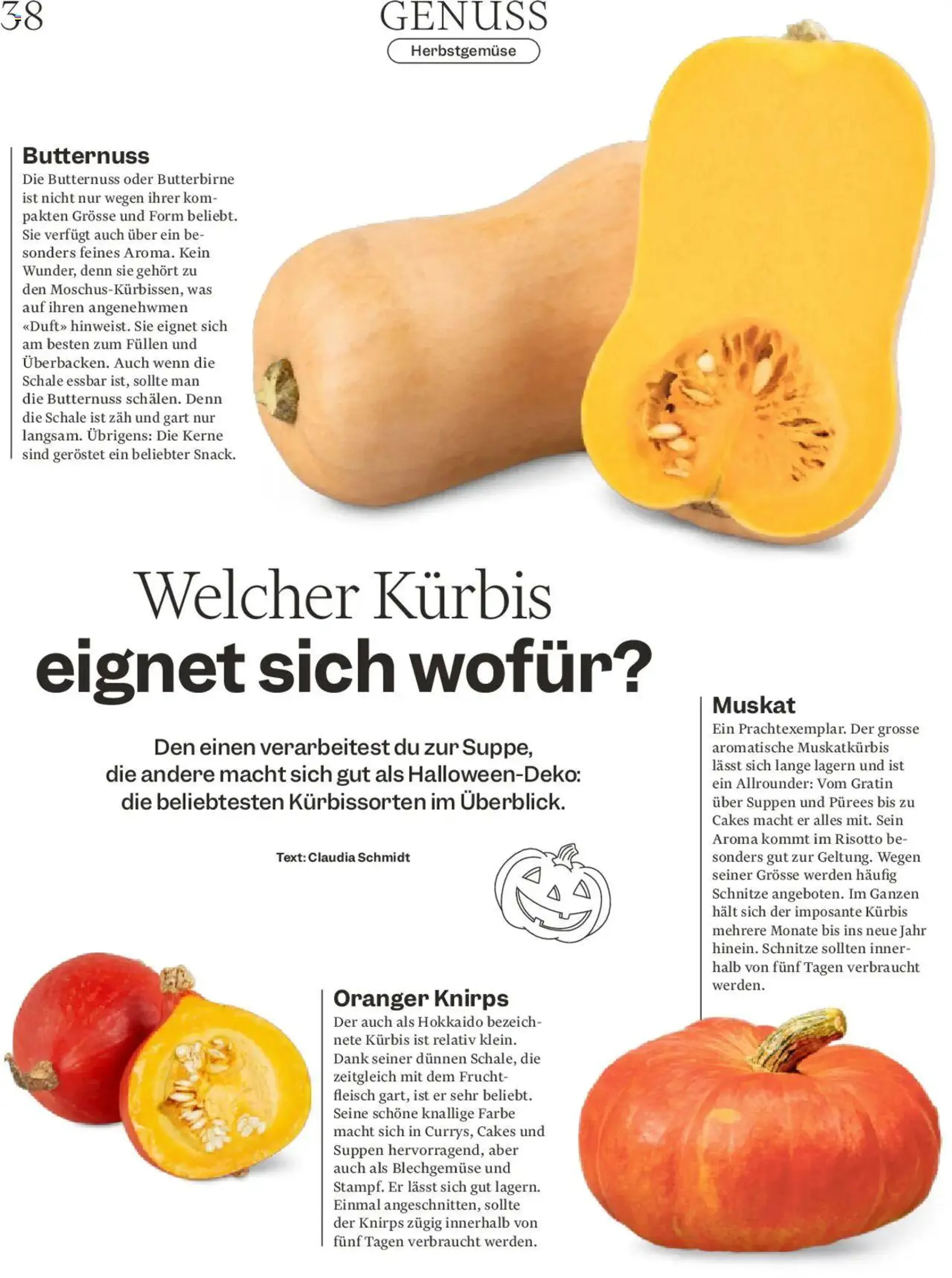 Migros - Magazin von 21. Oktober bis 27. Oktober 2024 - Prospekt seite  38