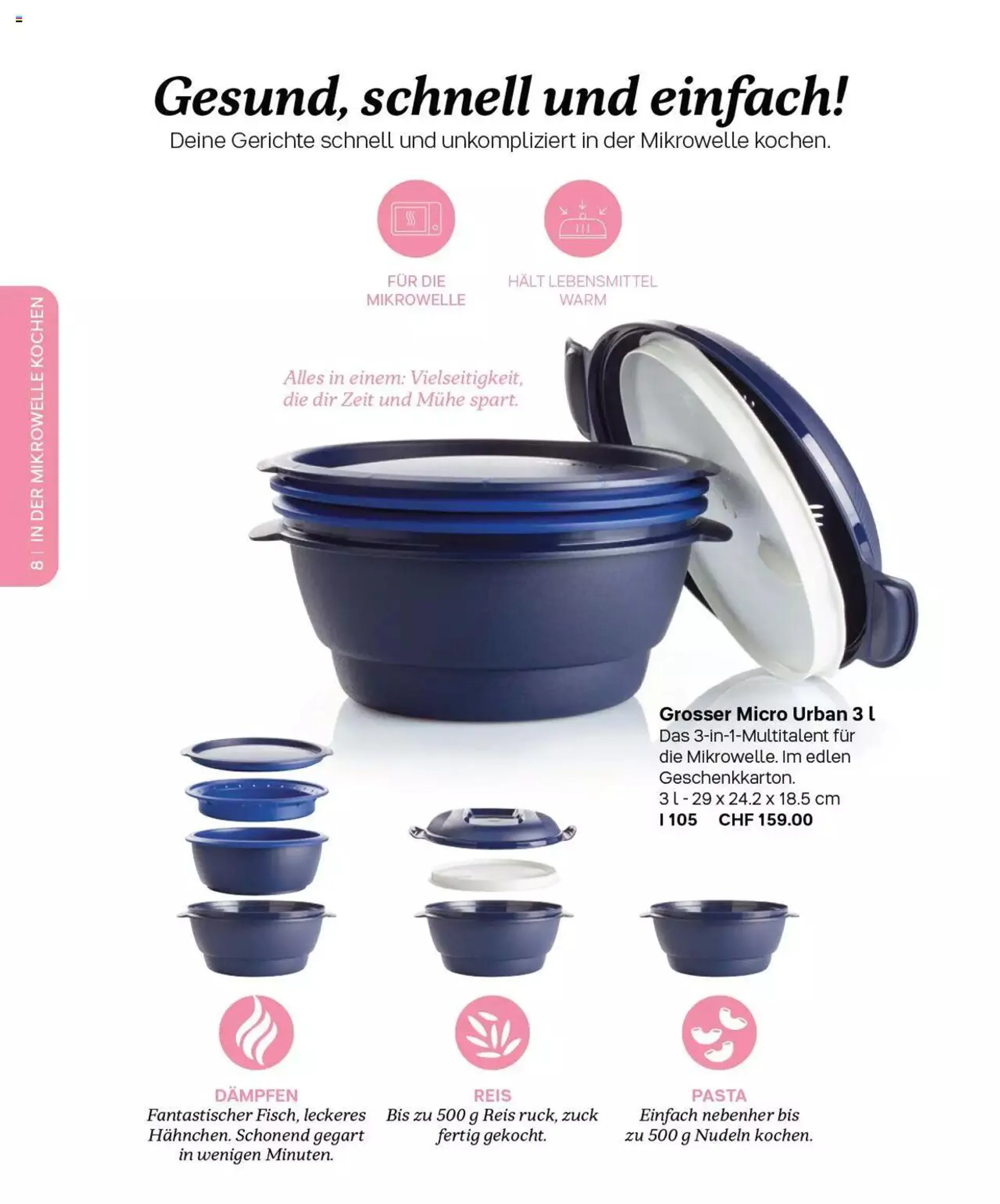 Tupperware - Herbst / Winter 2022-23 von 1. September bis 31. Dezember 2023 - Prospekt seite  8