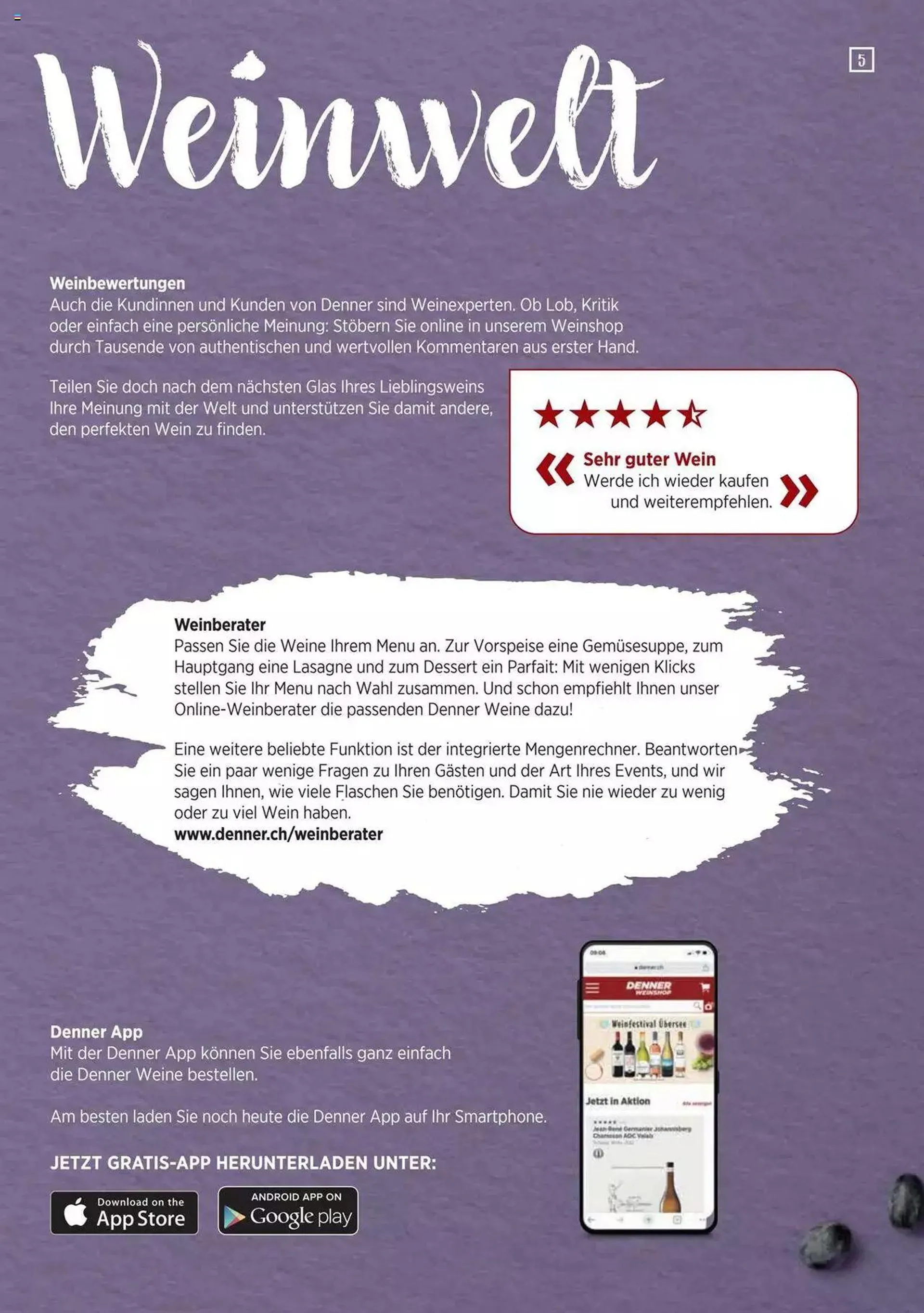 Denner Wine Guide 2023/2024 DE von 11. September bis 31. Dezember 2023 - Prospekt seite  4