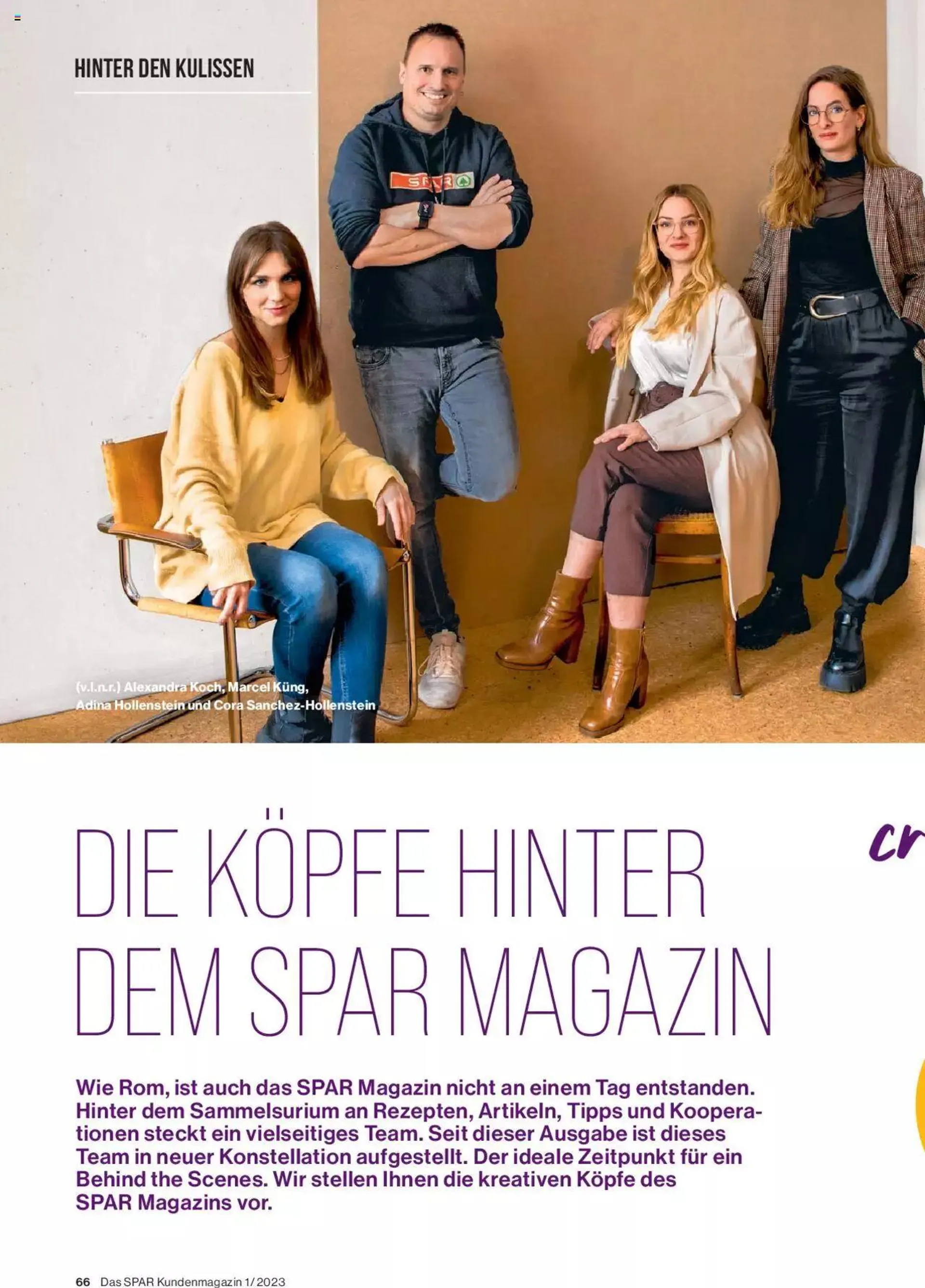 SPAR Kundenmagazin von 2. März bis 31. Dezember 2023 - Prospekt seite  66
