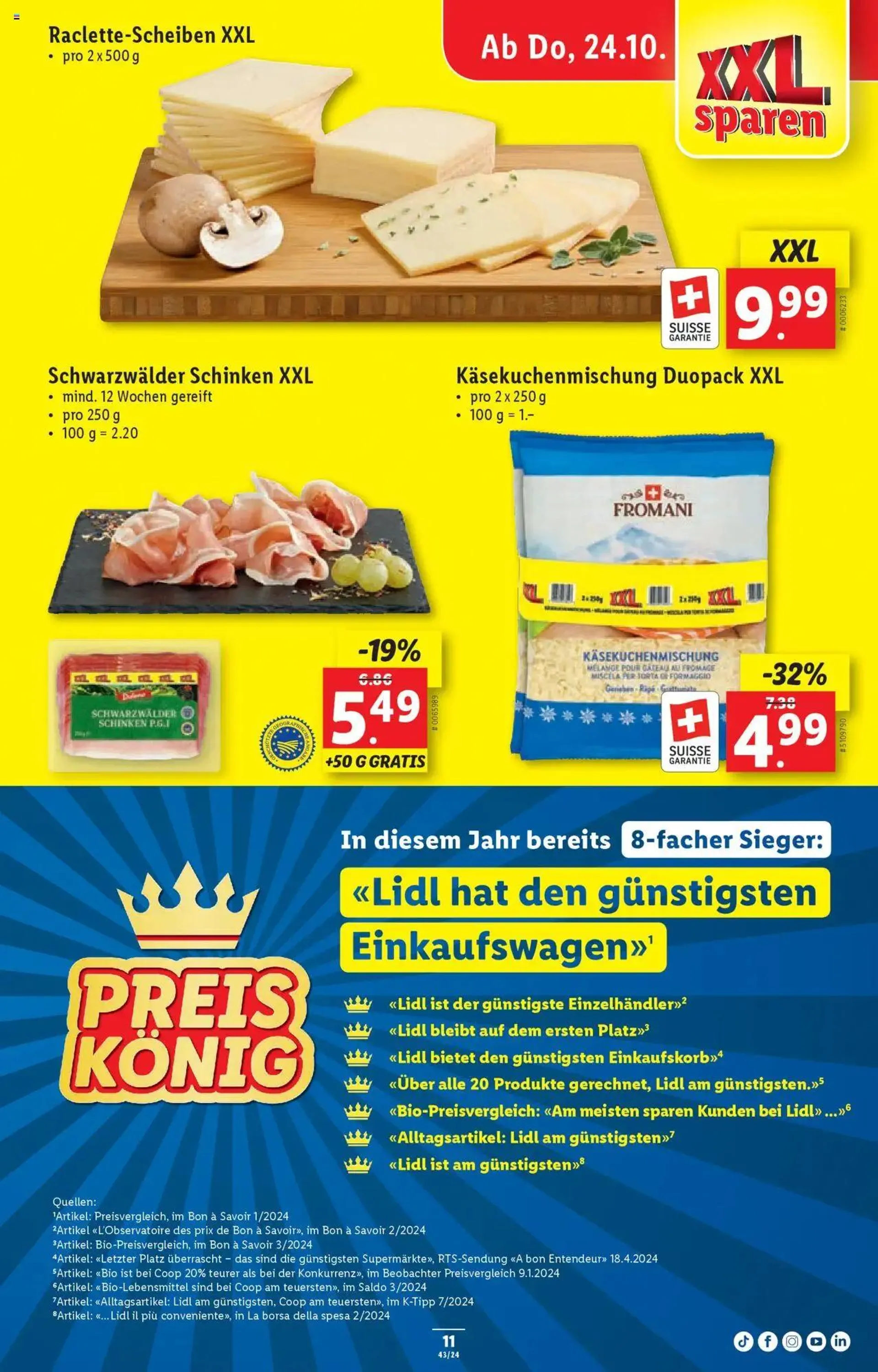 Lidl Aktionen von 24. Oktober bis 30. Oktober 2024 - Prospekt seite  11