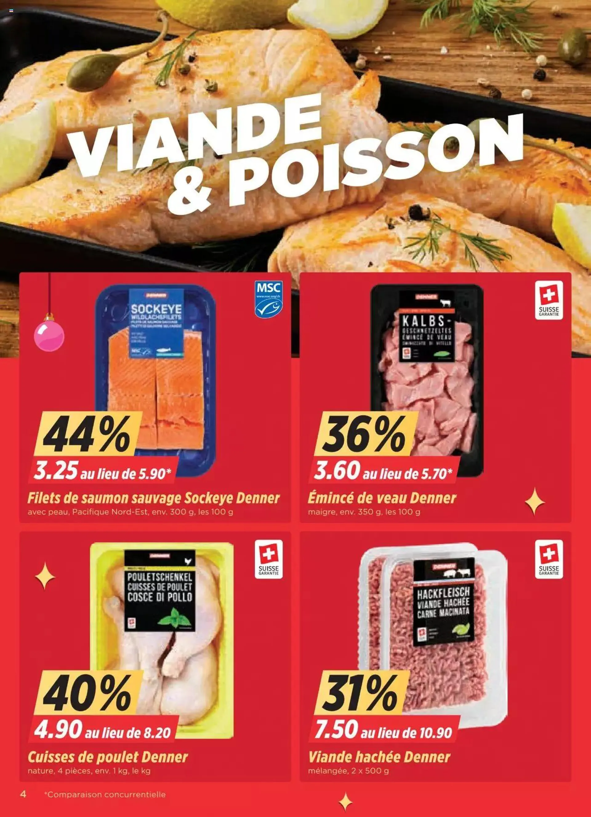 Denner Aktionen FR von 5. Dezember bis 11. Dezember 2023 - Prospekt seite  4
