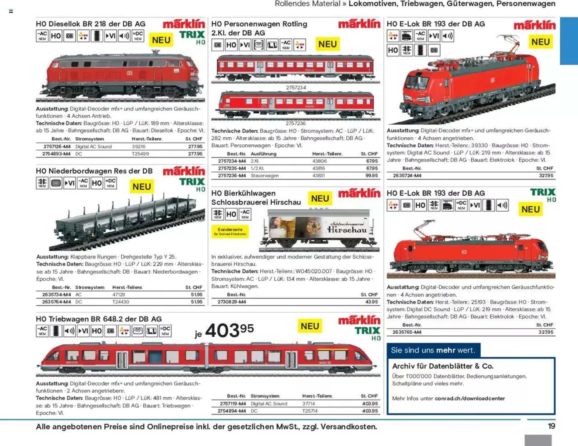 Conrad Modellbahn Katalog 2023/24 von 5. September bis 31. Dezember 2023 - Prospekt seite  21