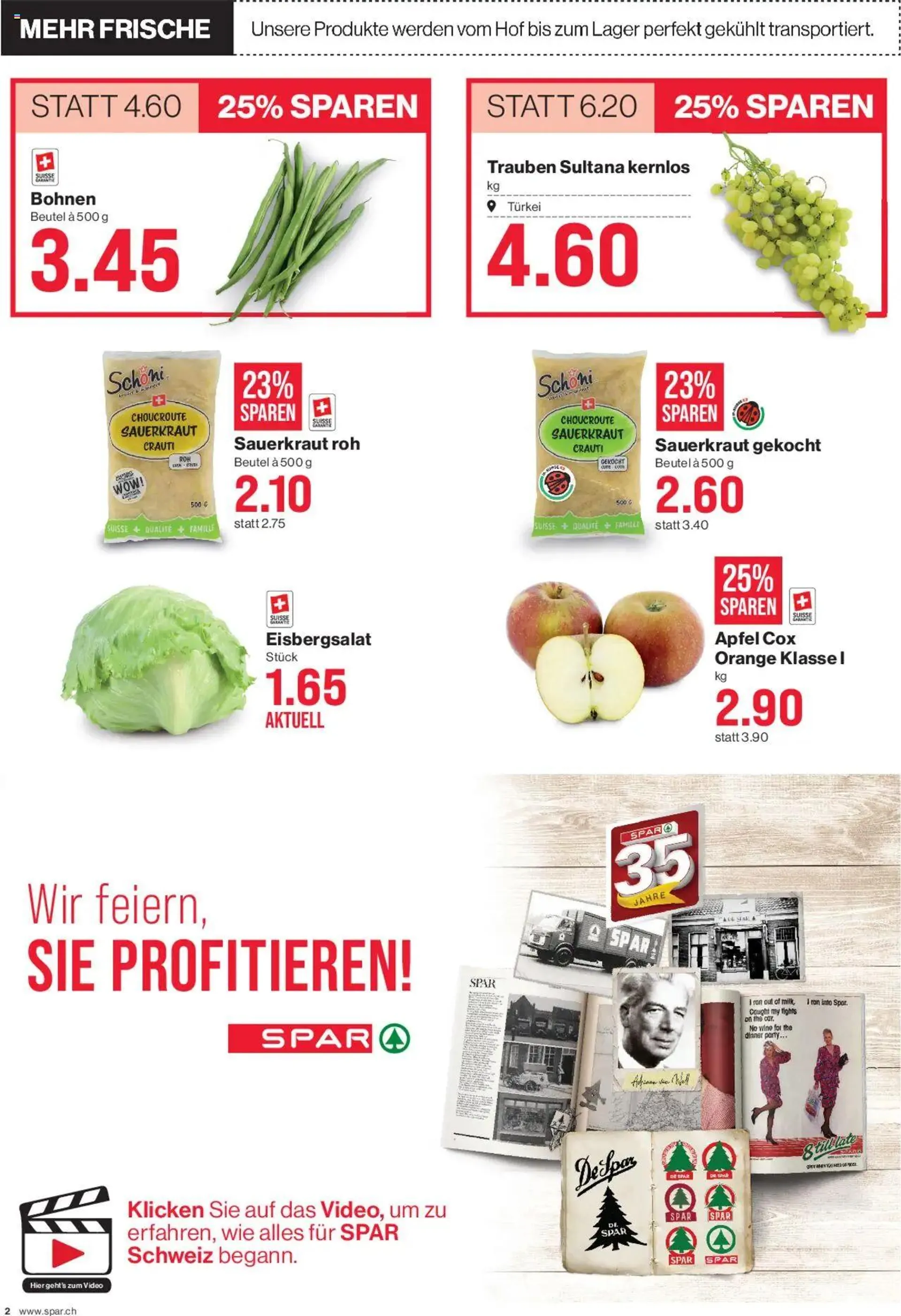 SPAR Aktionen von 26. September bis 2. Oktober 2024 - Prospekt seite  2