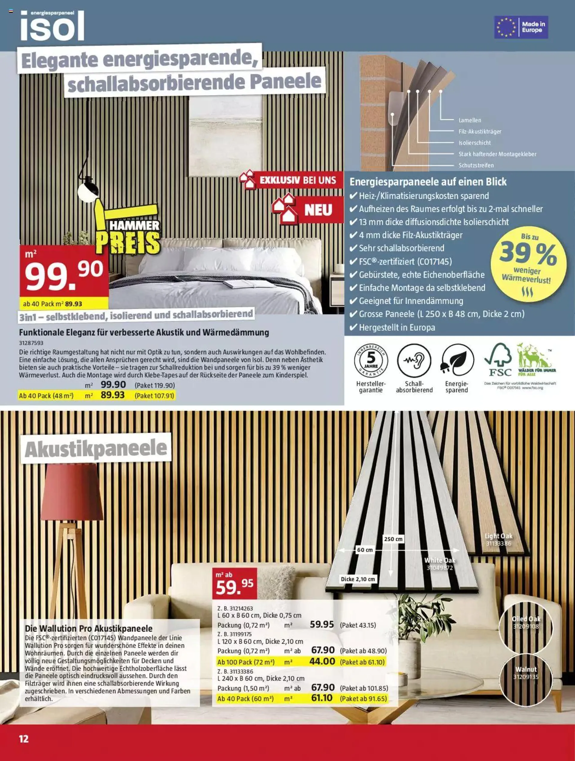 Bauhaus Aktionen von 30. Oktober bis 26. November 2023 - Prospekt seite  12