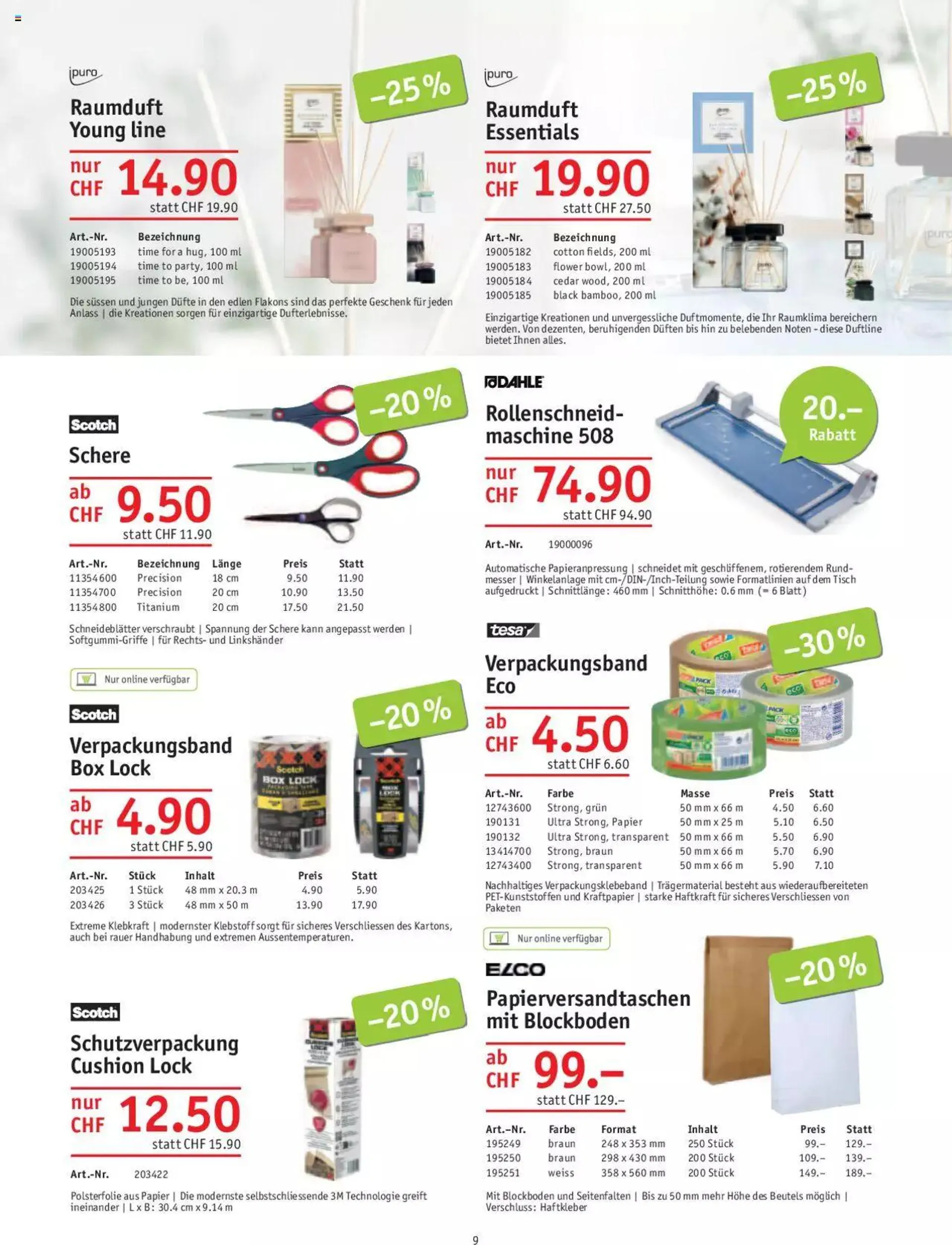 Office World Aktionen von 30. November bis 27. Dezember 2023 - Prospekt seite  9