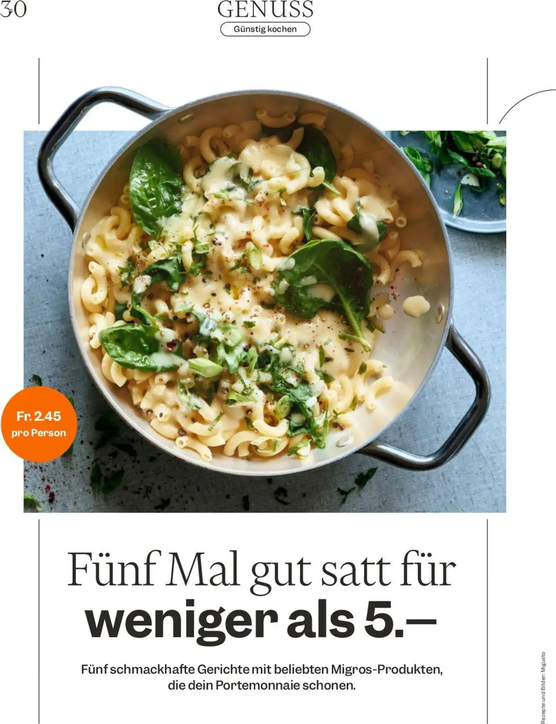 Migros - Magazin von 21. Oktober bis 27. Oktober 2024 - Prospekt seite  30