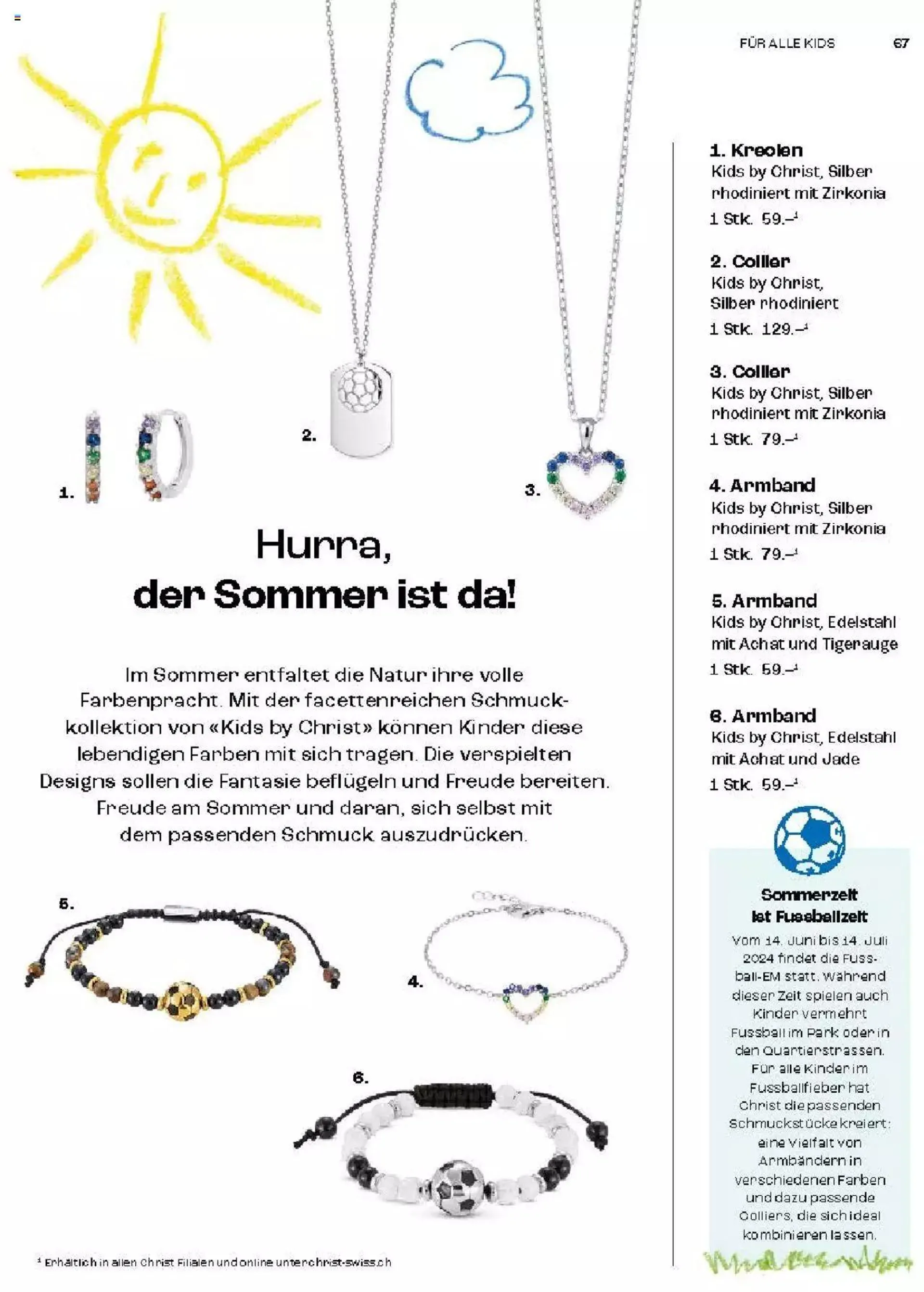 Coop Magazin Familien von 18. Juni bis 31. Dezember 2024 - Prospekt seite  67