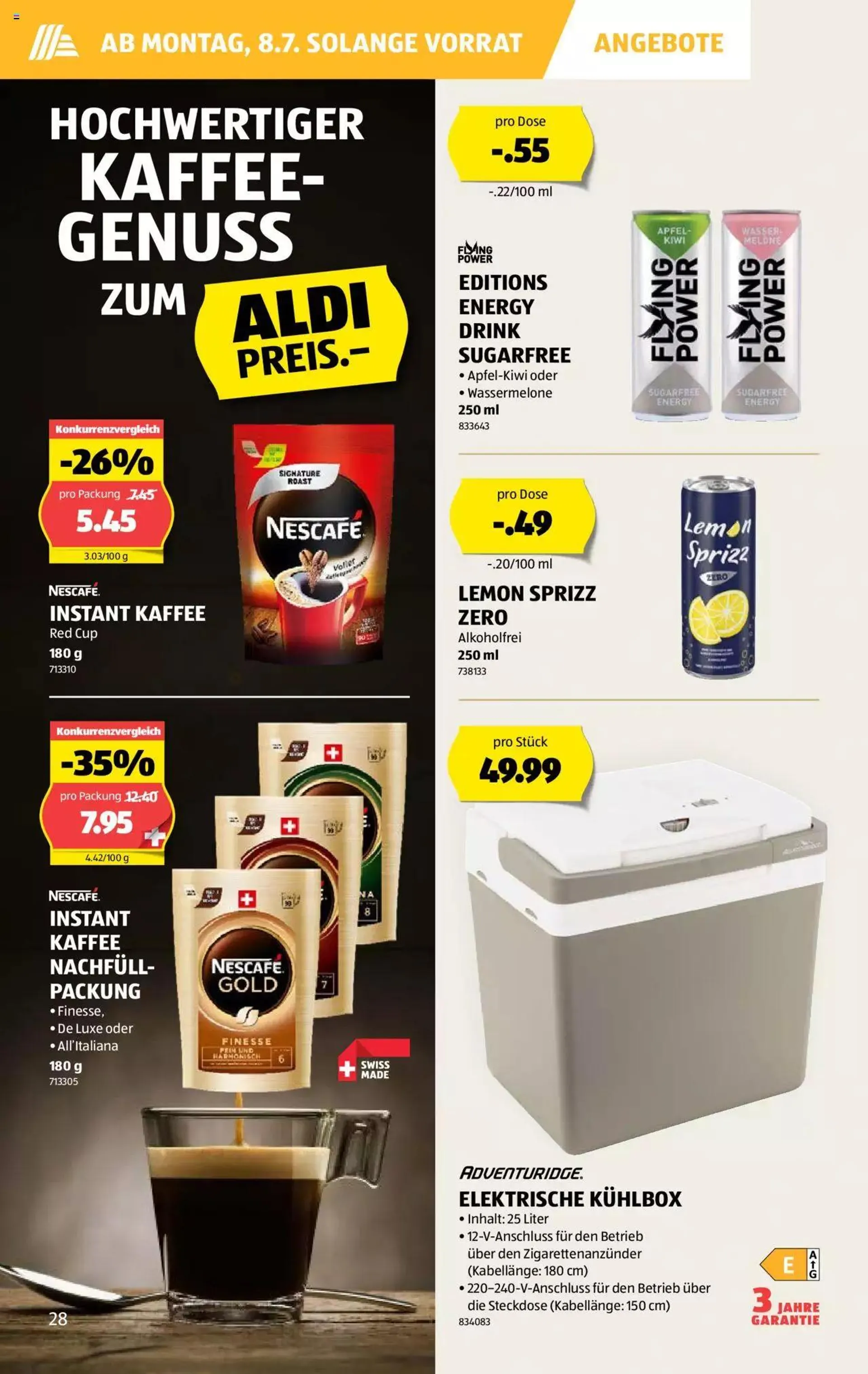 Aldi Aktionen von 4. Juli bis 10. Juli 2024 - Prospekt seite  28