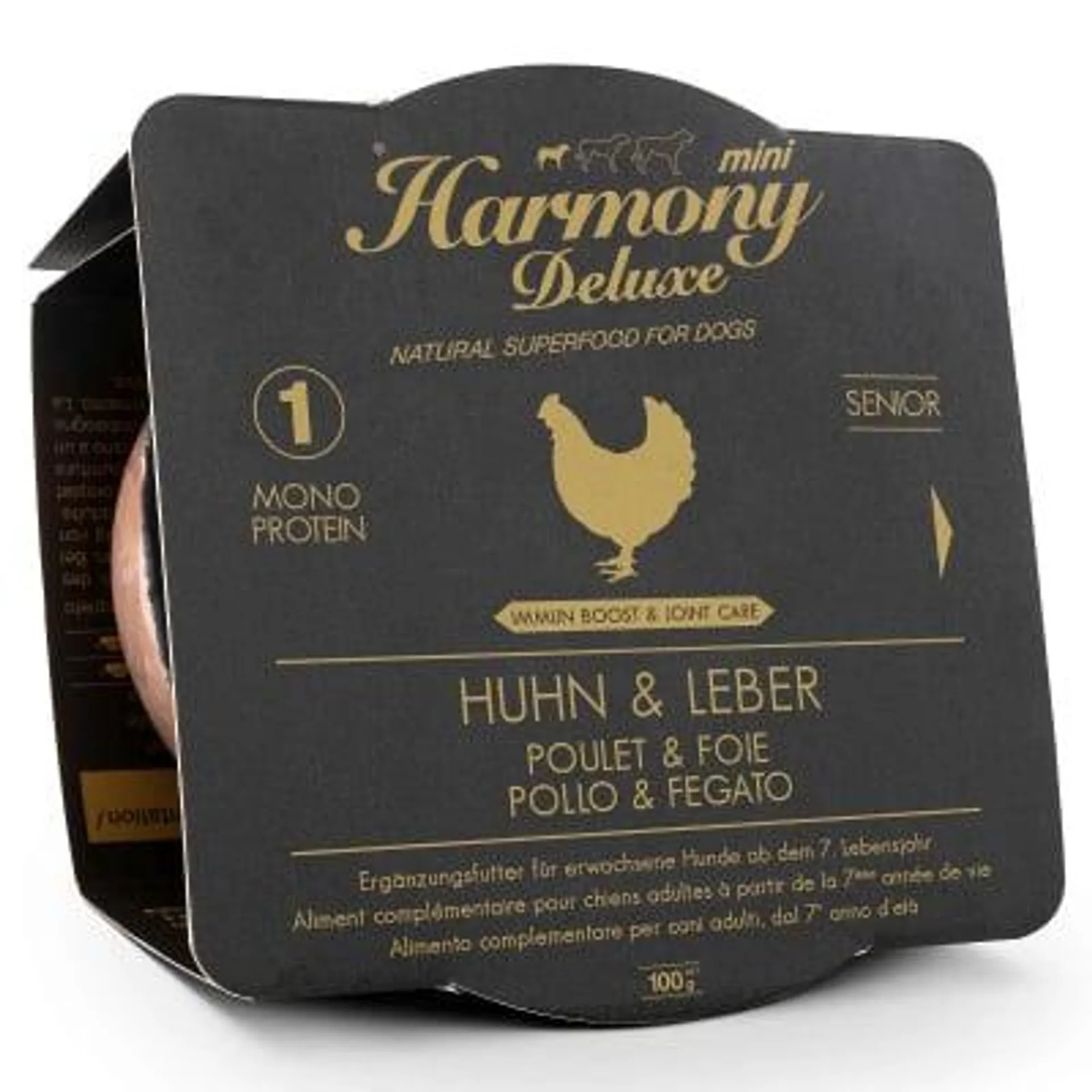 Harmony Dog Deluxe Mini Senior Nassfutter verschiedene Geschmacksrichtungen