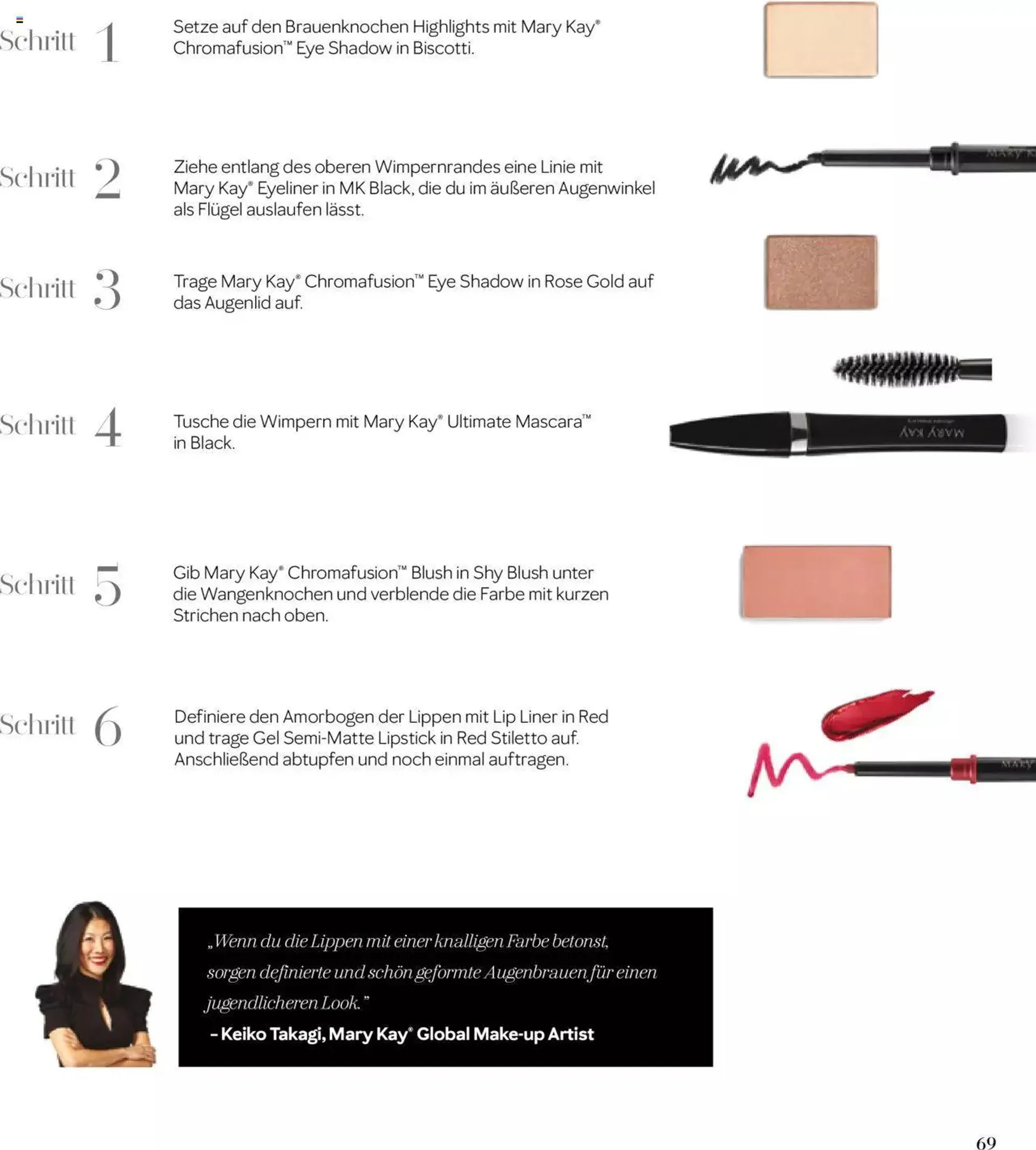 Mary Kay - Make-up Trainer von 16. September bis 31. Dezember 2023 - Prospekt seite  69