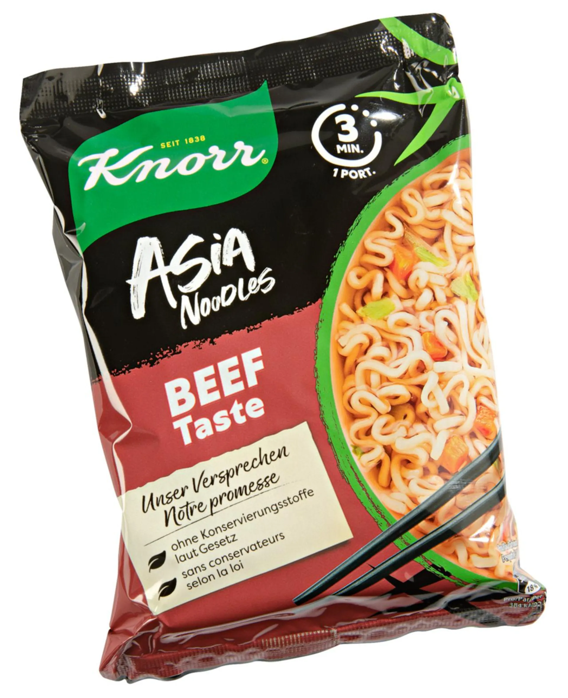 Quick Noodles Asia beef Knorr