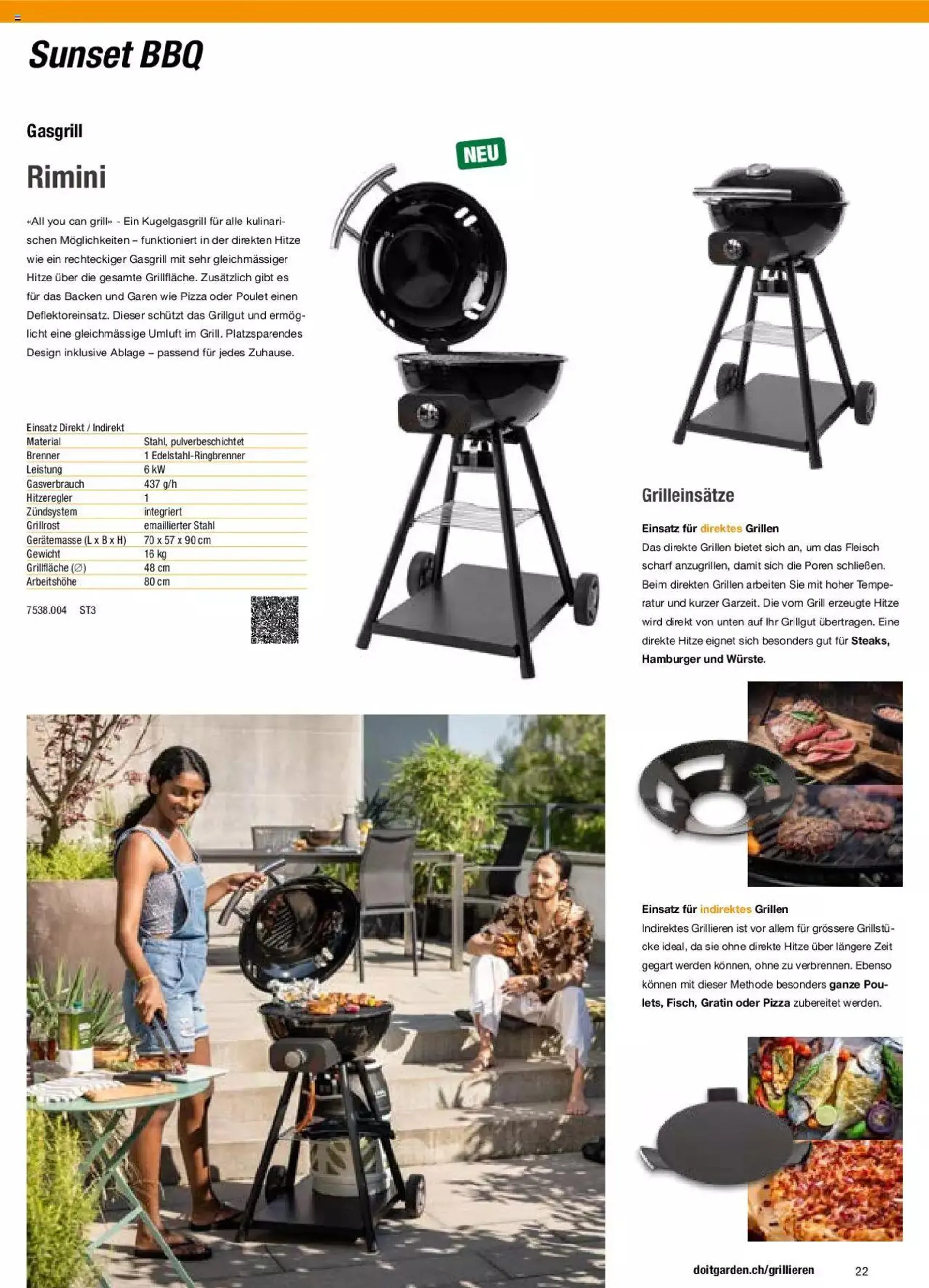 DO IT+GARDEN MIGROS Aktionen Grill von 26. Februar bis 31. Dezember 2024 - Prospekt seite  22