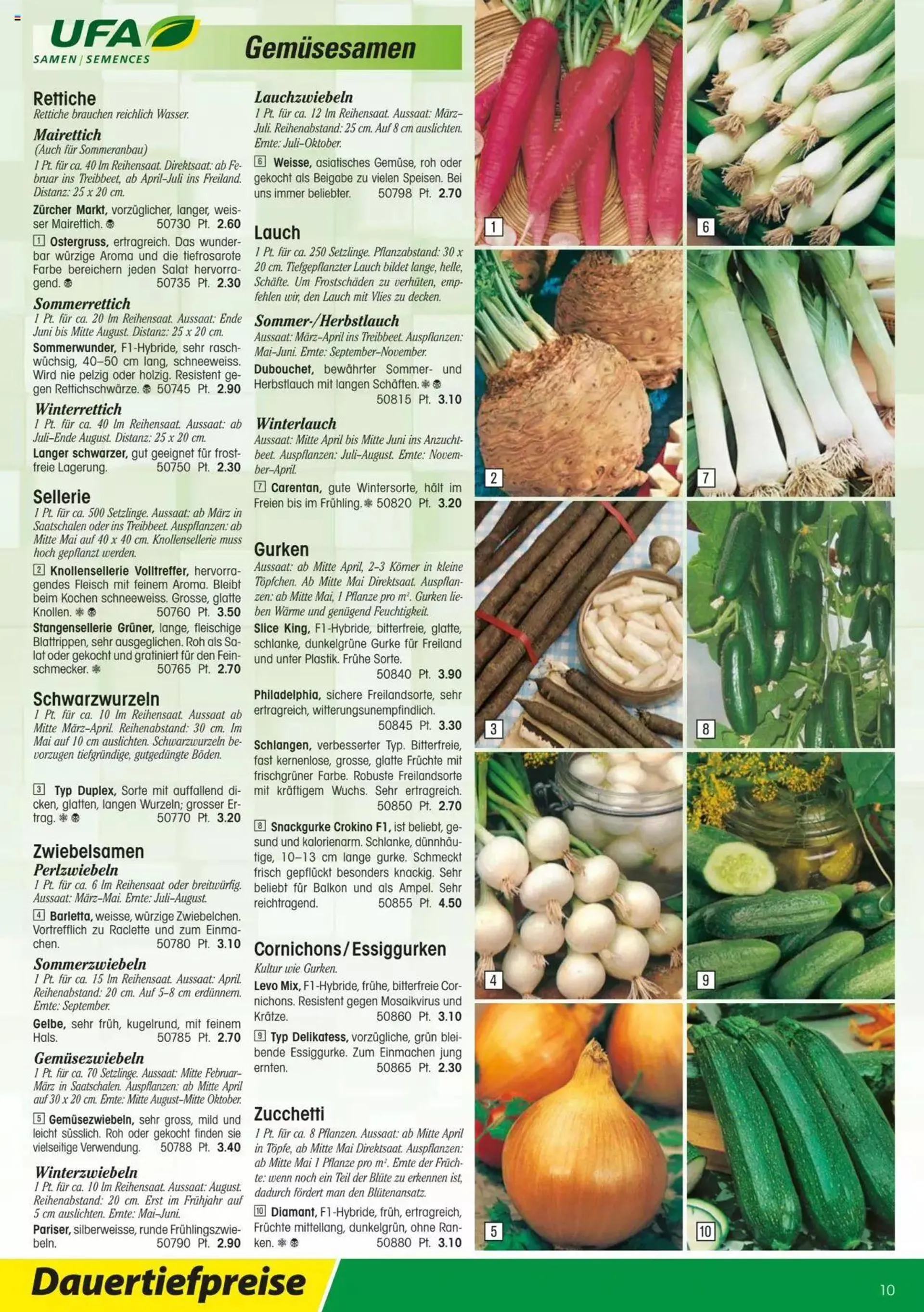 Landi - Gartensamenkatalog 2023 von 10. Januar bis 31. Dezember 2023 - Prospekt seite  10