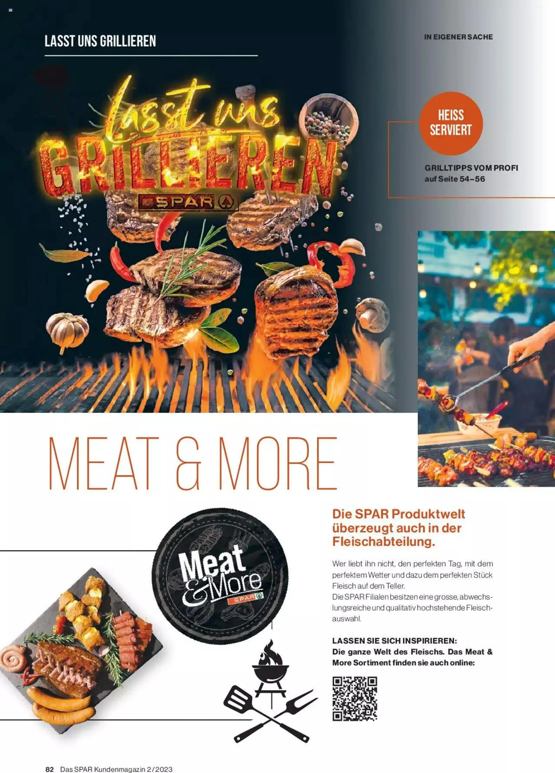 SPAR Kundenmagazin von 31. Mai bis 31. Dezember 2023 - Prospekt seite  82