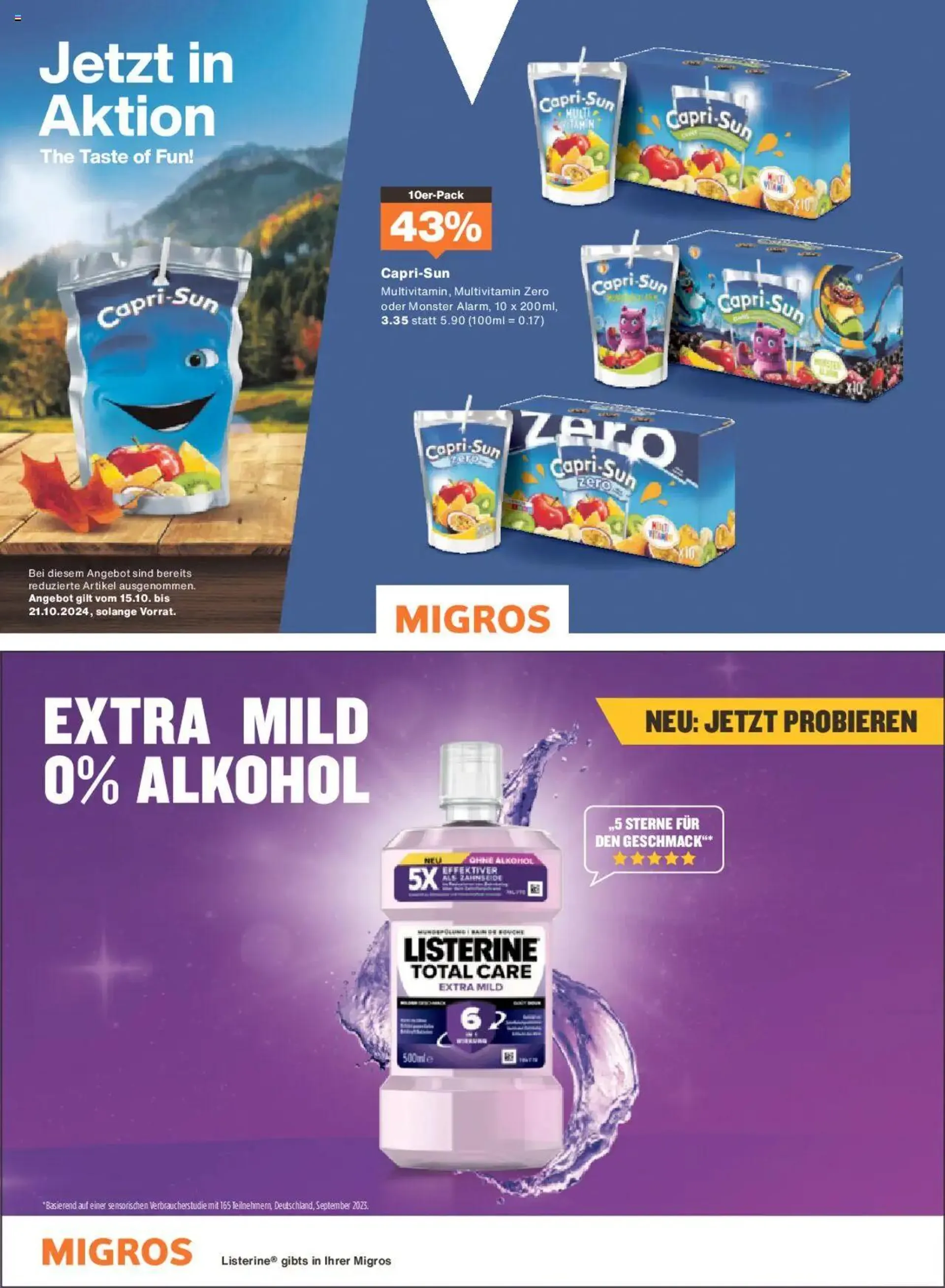 Migros - Magazin von 14. Oktober bis 20. Oktober 2024 - Prospekt seite  70