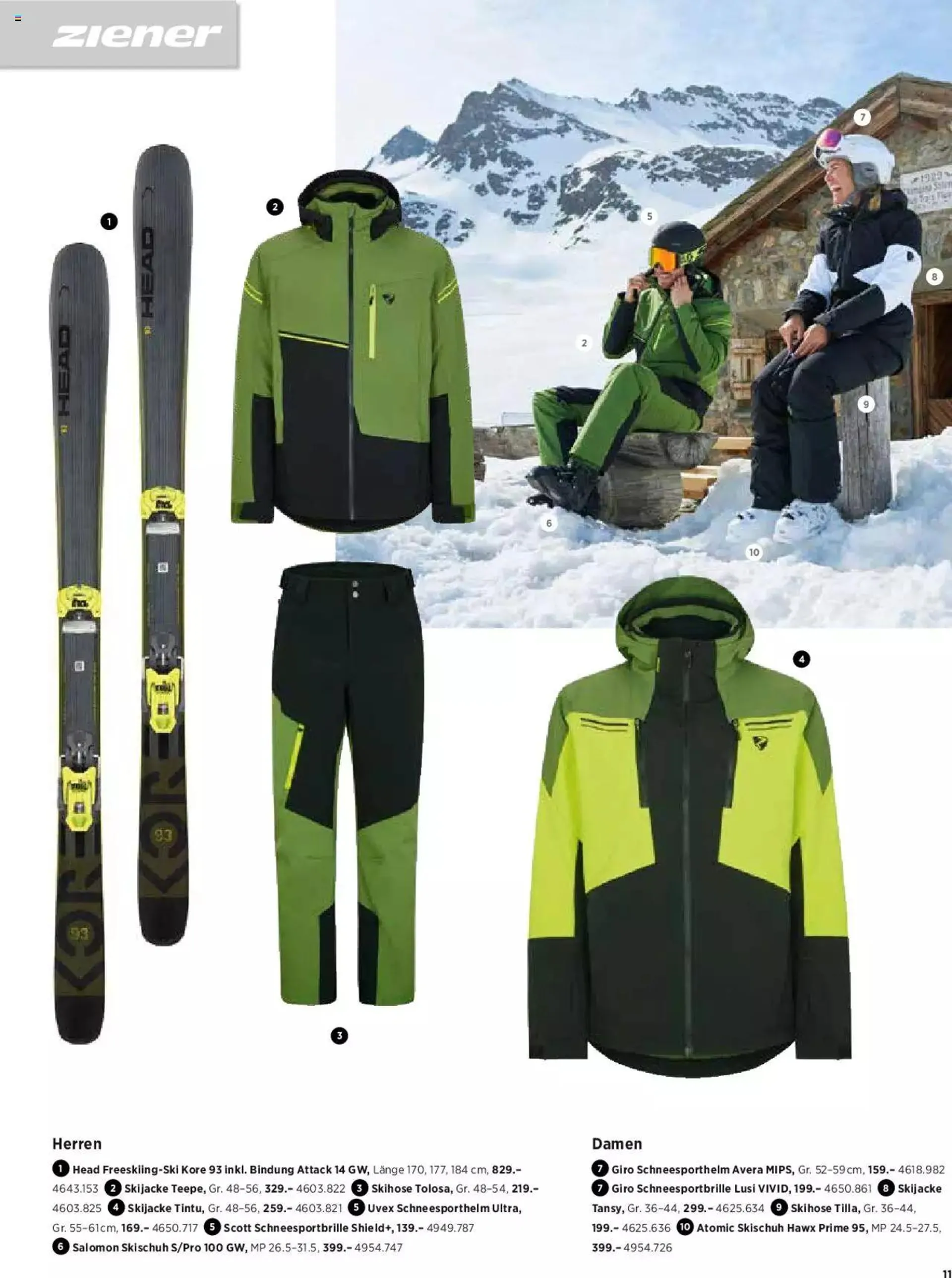 SportXX - Winter 2021/22 von 1. Dezember bis 31. Dezember 2023 - Prospekt seite  11