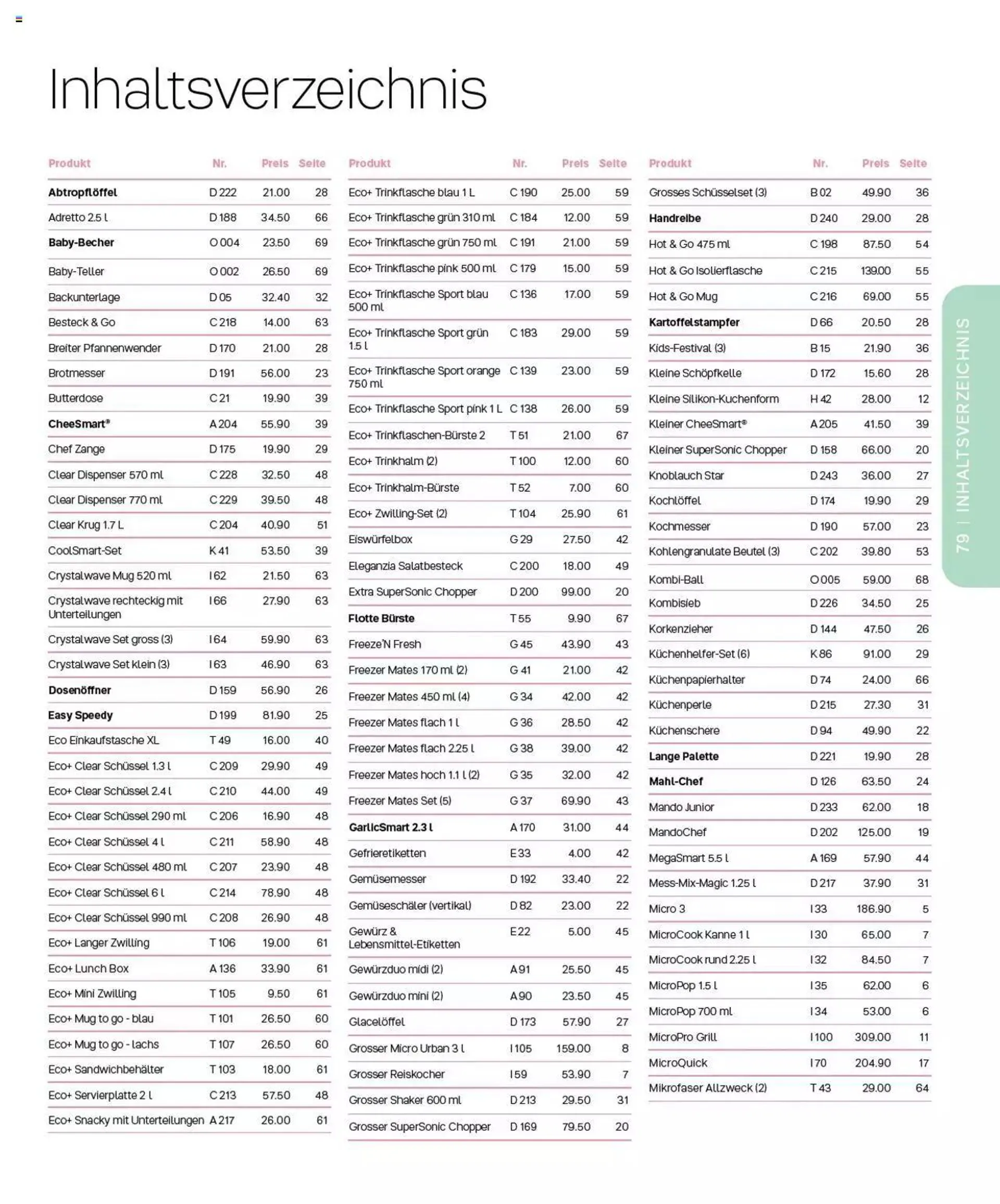 Tupperware - Herbst / Winter 2022-23 von 1. September bis 31. Dezember 2023 - Prospekt seite  79