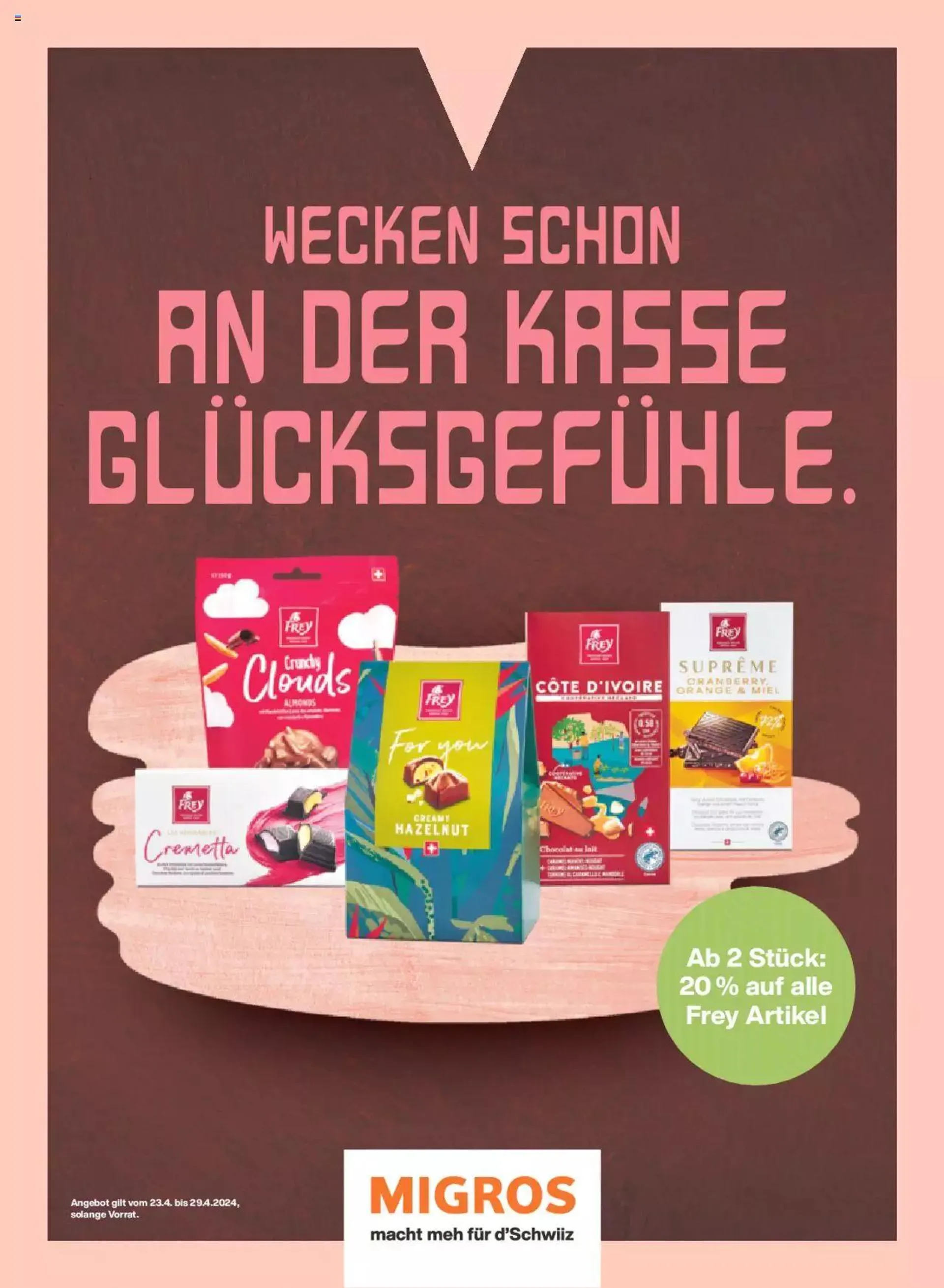 Migros - Magazin von 23. April bis 29. April 2024 - Prospekt seite  3