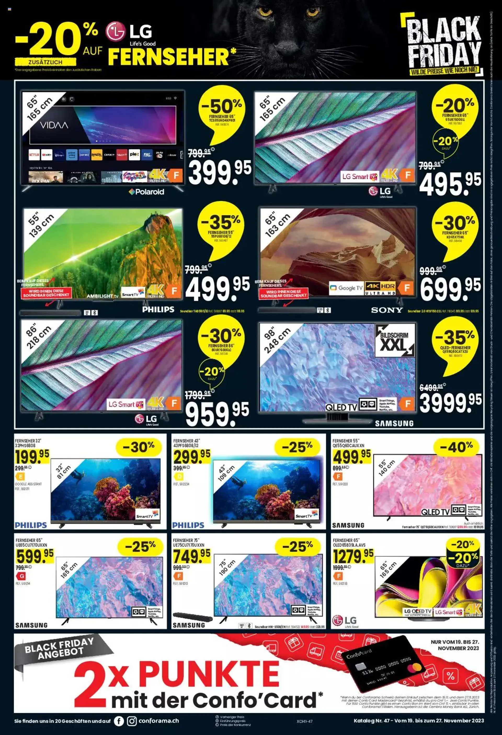 Conforama Black Friday von 19. November bis 27. November 2023 - Prospekt seite  12