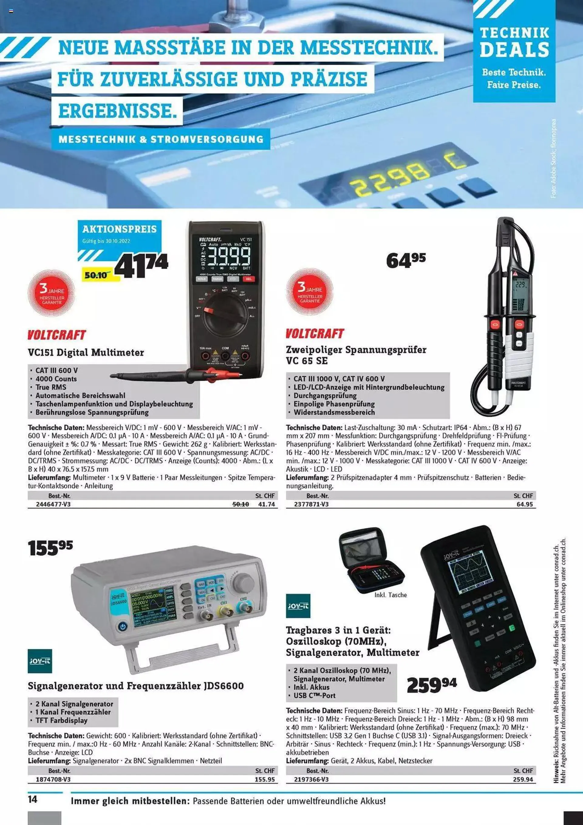 Conrad - Technik Deals von 30. August bis 31. Dezember 2023 - Prospekt seite  16