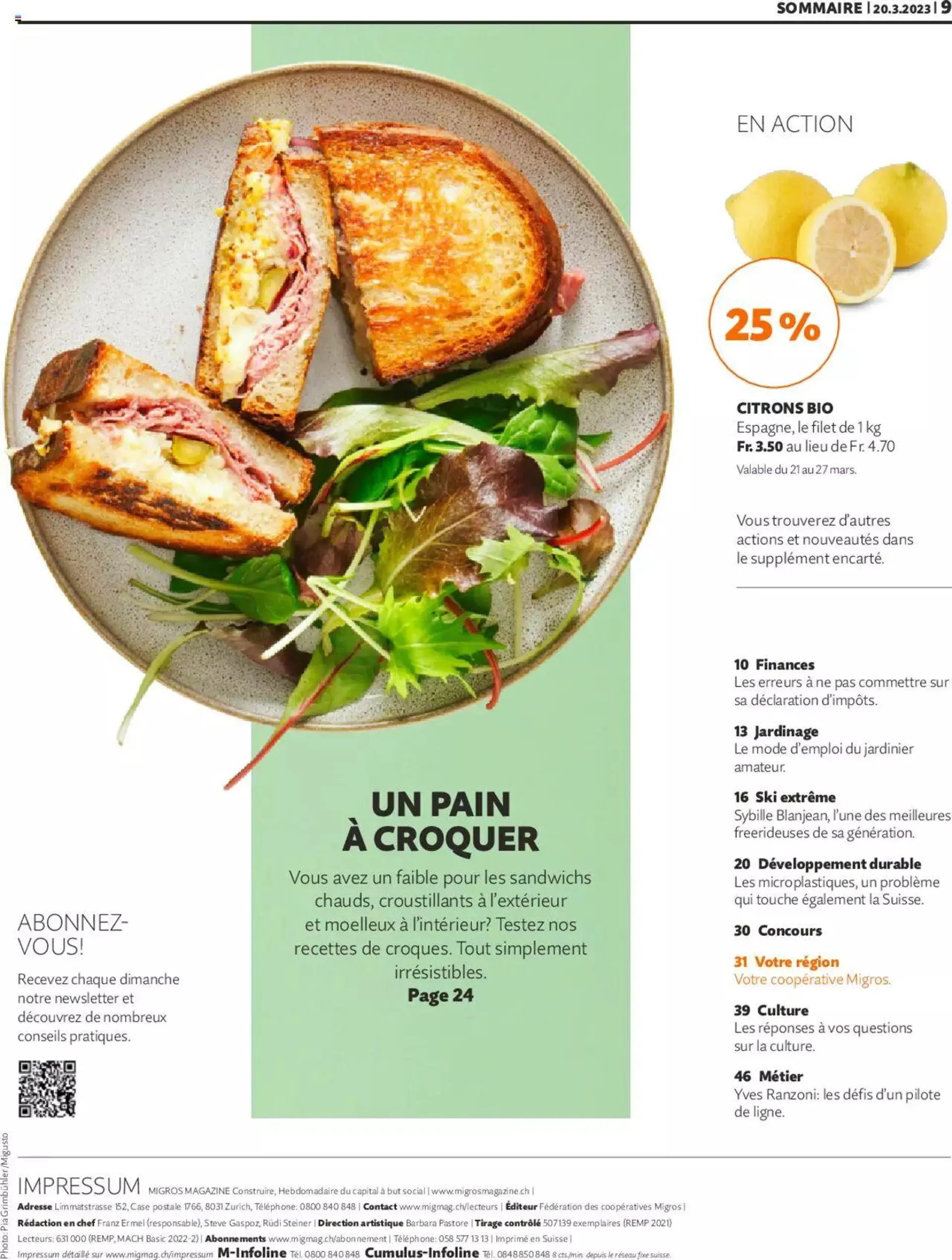 Migros Le guide du jardinier débutant von 20. März bis 31. Dezember 2023 - Prospekt seite  9