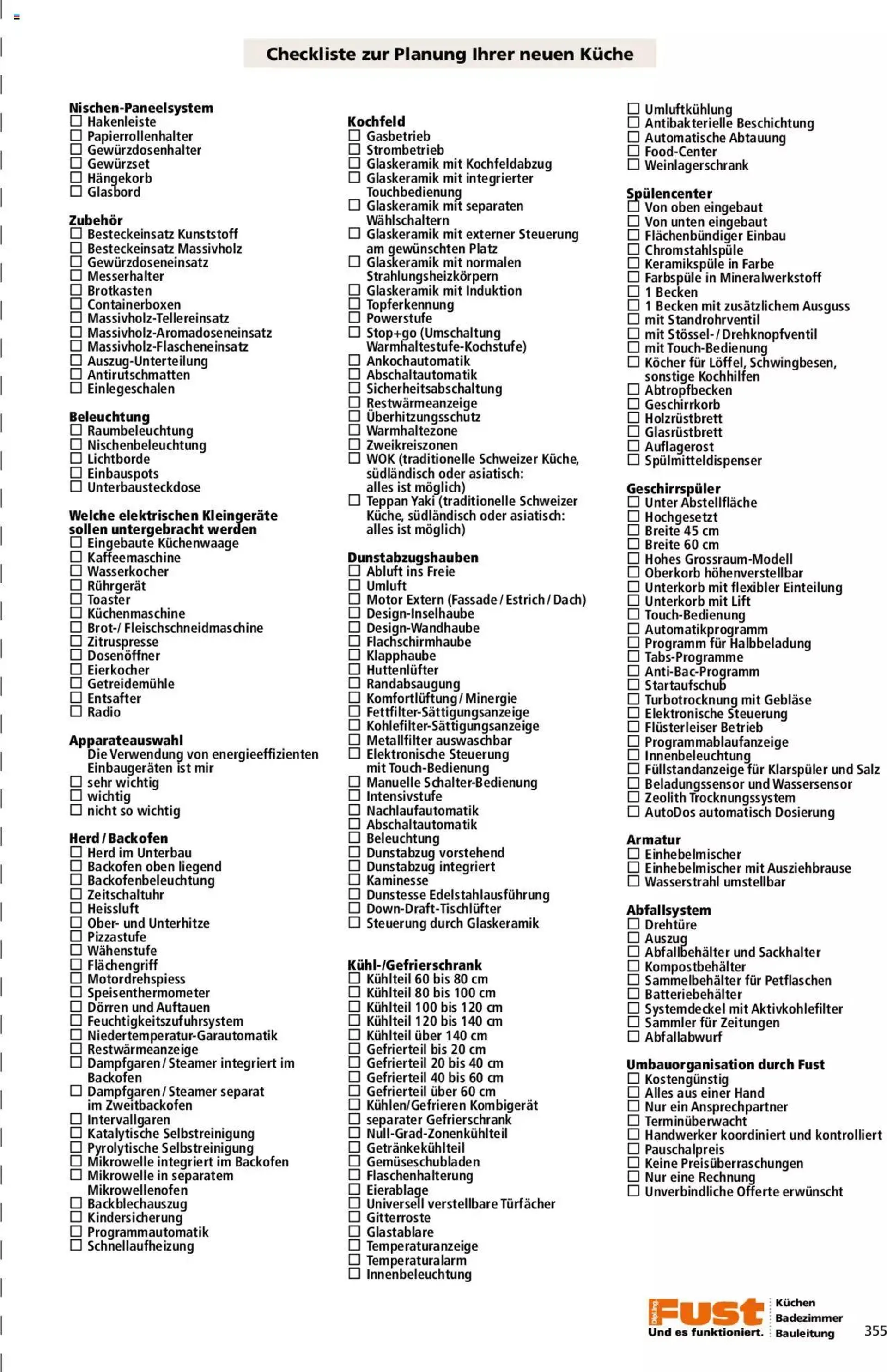 Fust - Küchenmagazin - Riesenauswahl von 22. Februar bis 31. Dezember 2023 - Prospekt seite  355