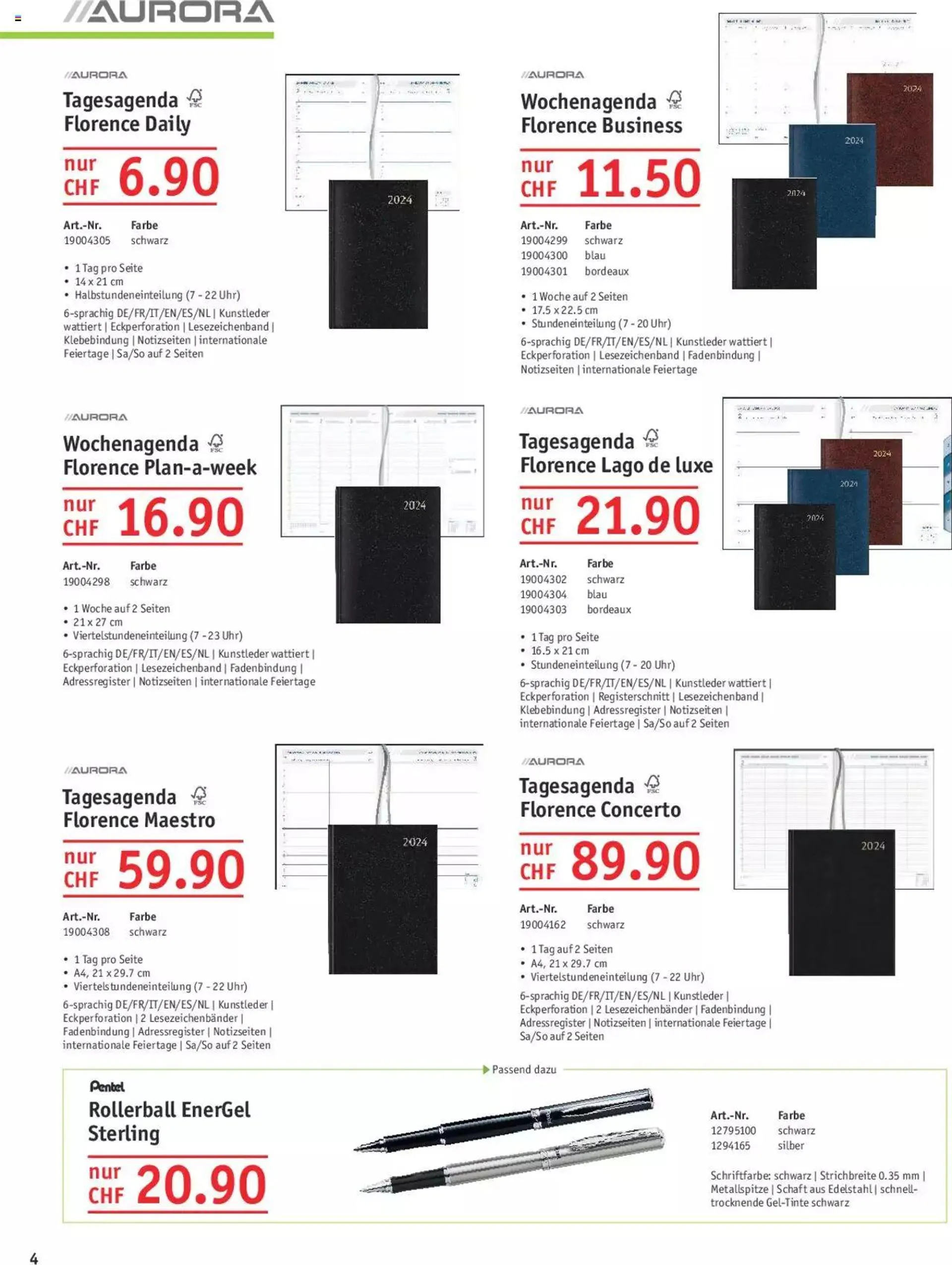 Office World Aktionen Agenden & Kalender von 27. September bis 31. Dezember 2023 - Prospekt seite  4