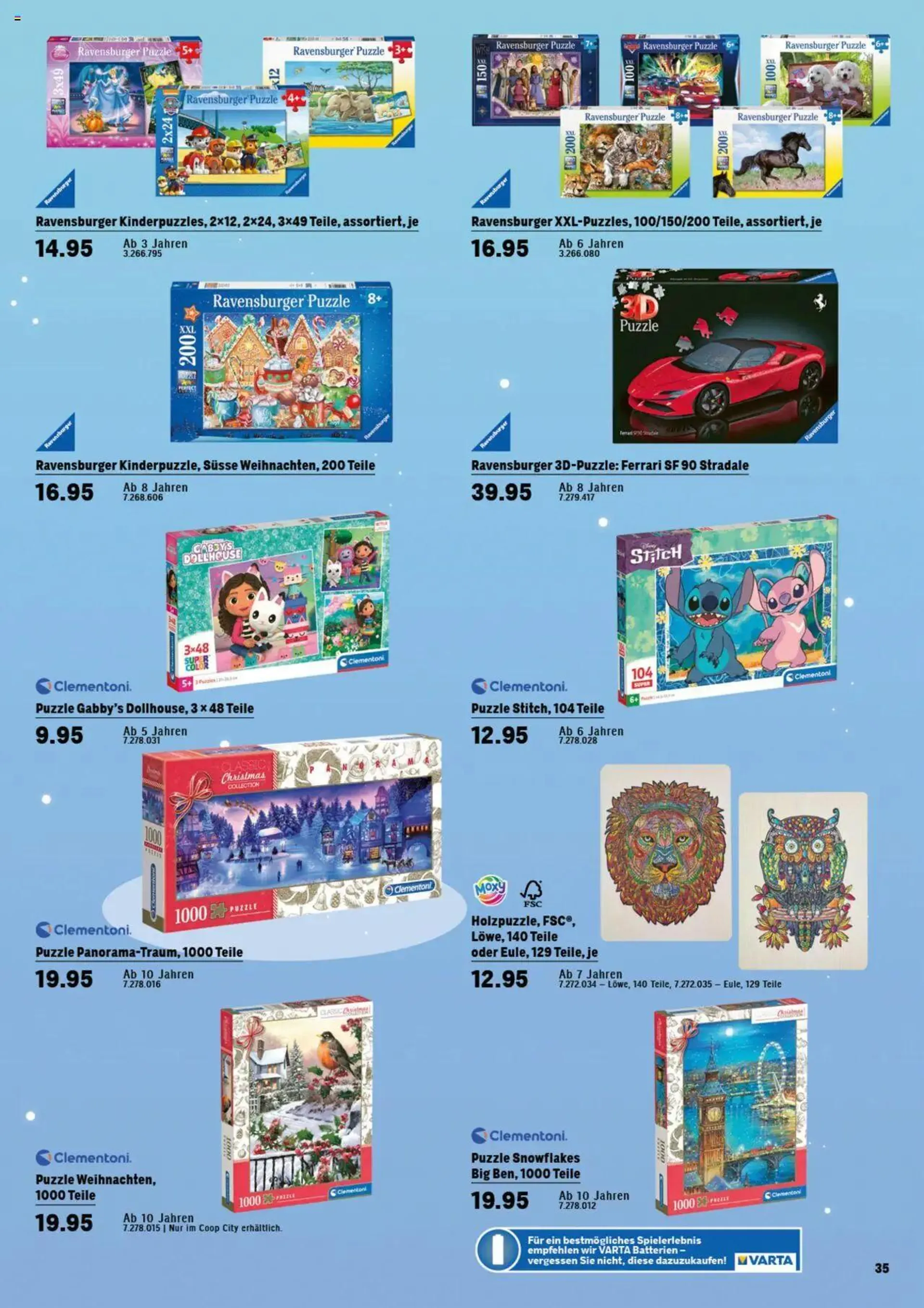 Coop Aktionen Magische Geschenkideen von 14. Oktober bis 31. Dezember 2024 - Prospekt seite  37