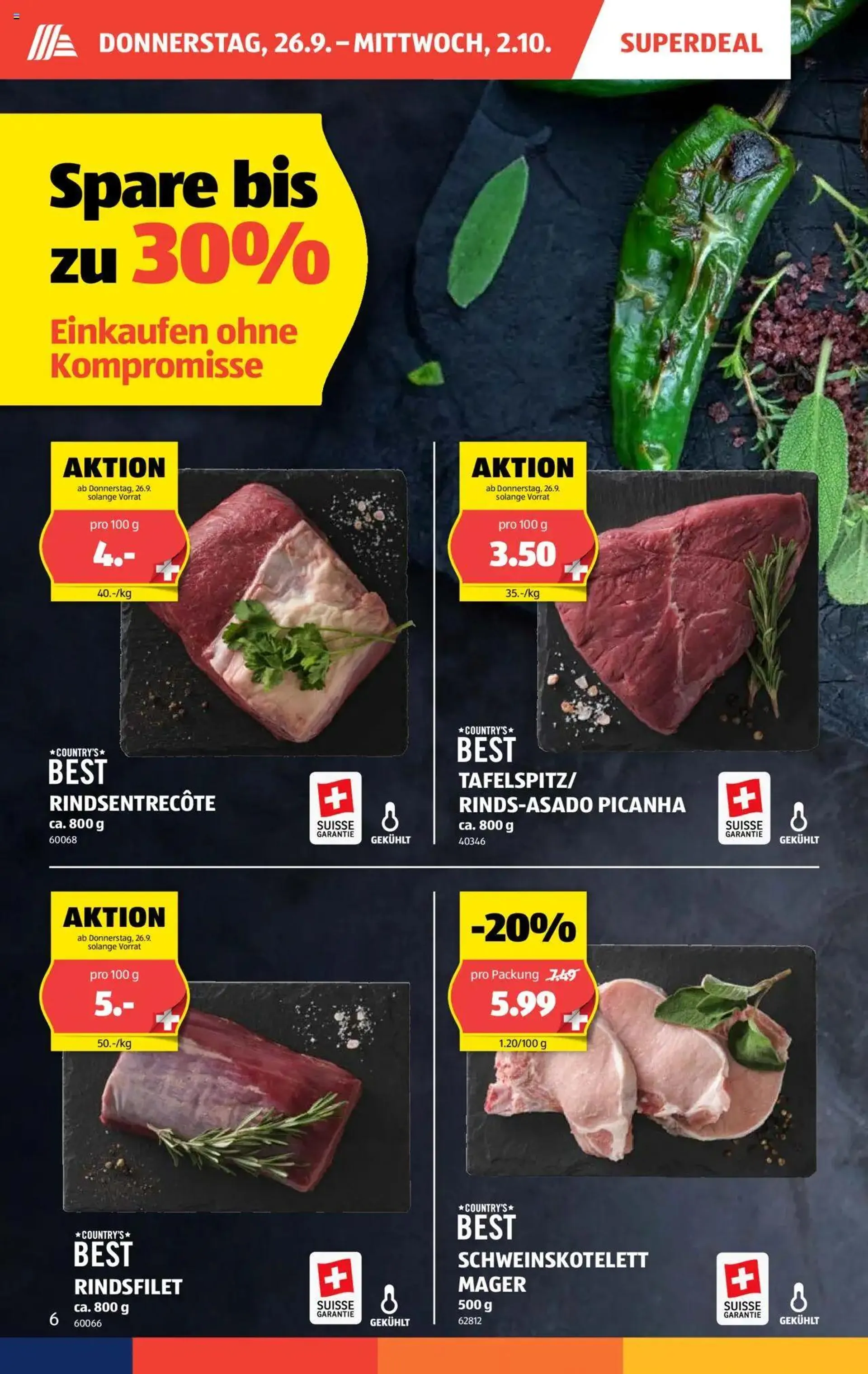 Aldi Aktionen von 26. September bis 2. Oktober 2024 - Prospekt seite  6