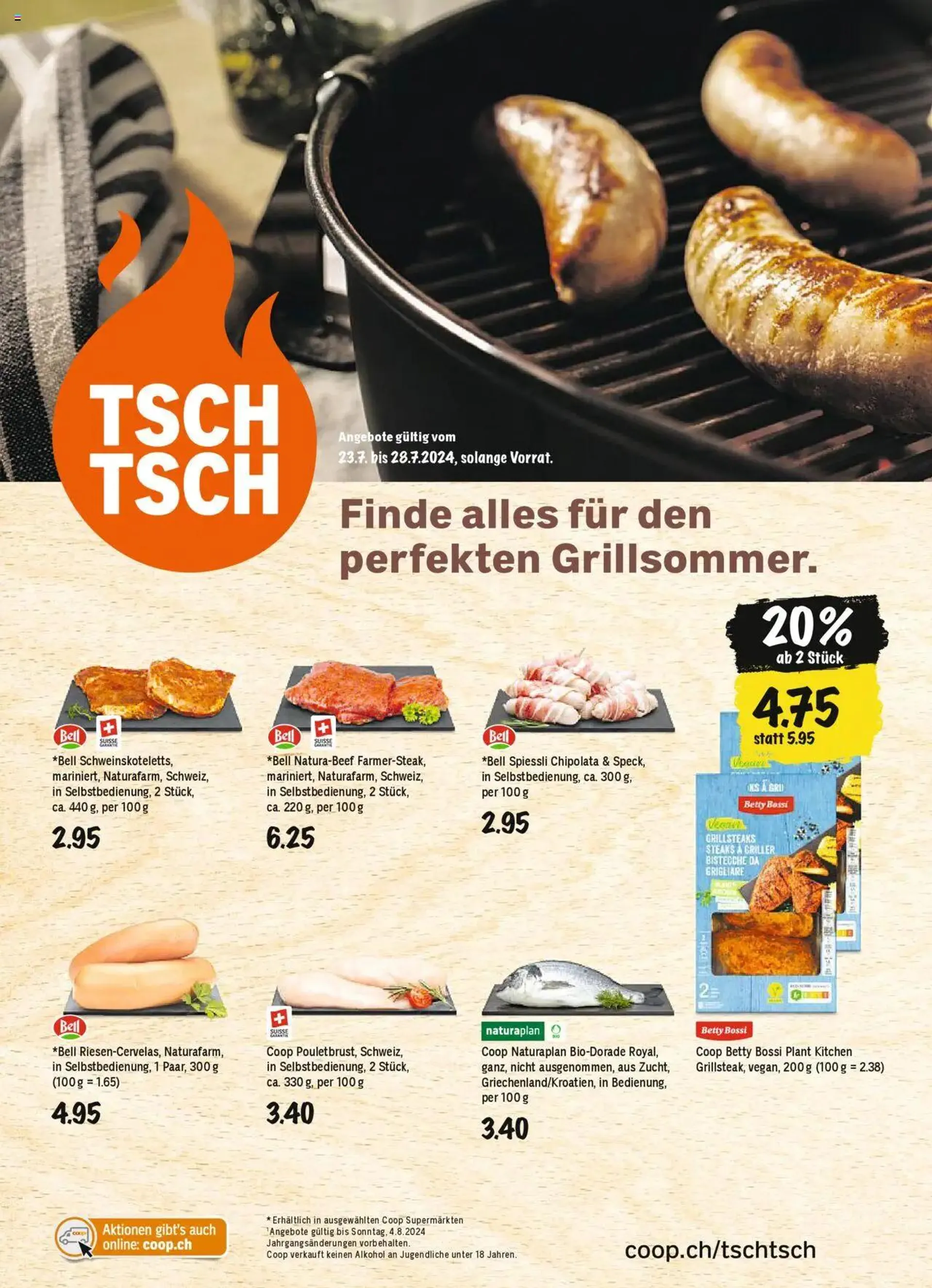 Coop - Magazin von 23. Juli bis 5. August 2024 - Prospekt seite  16